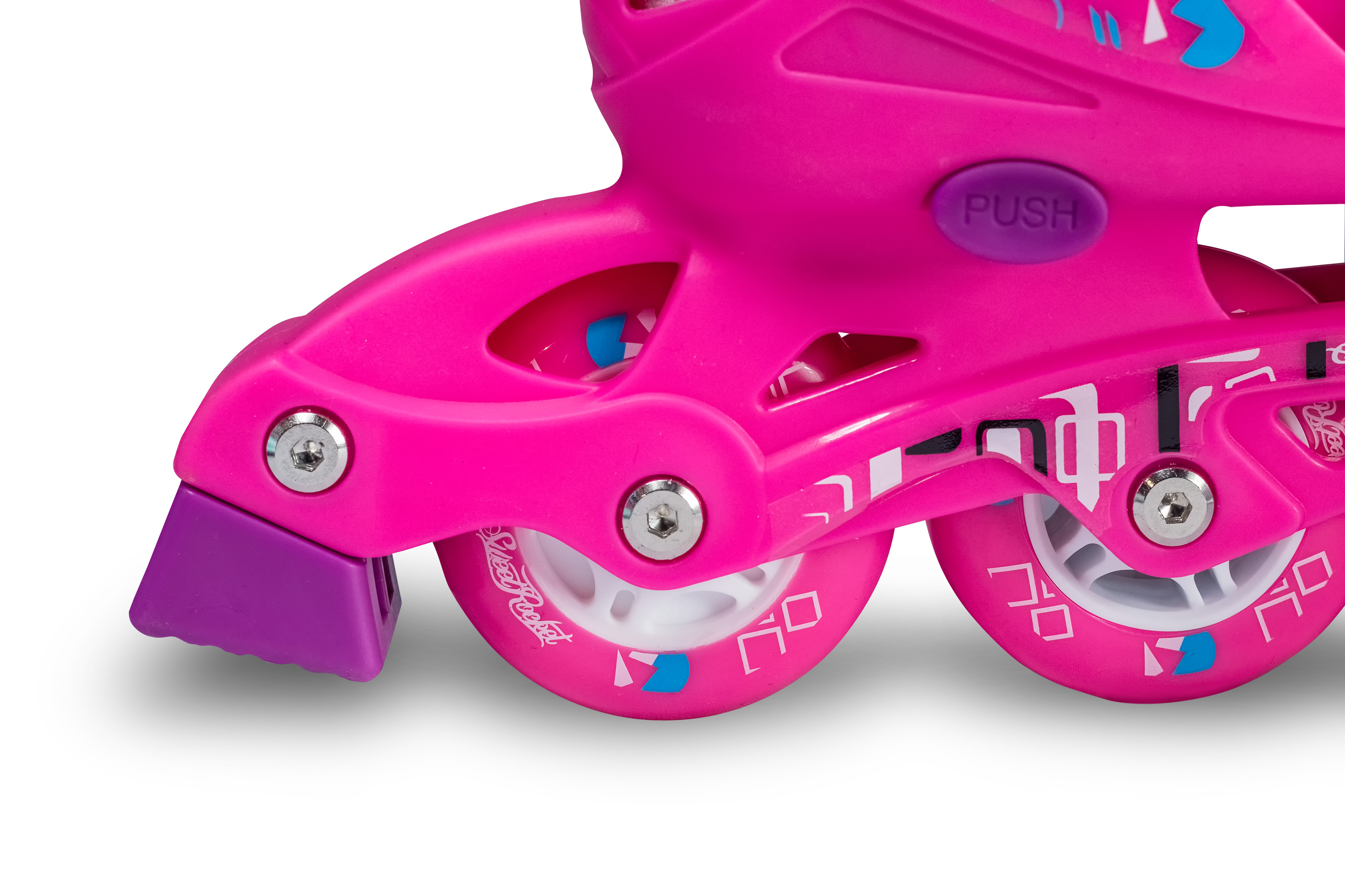 Foto 6 pulgar | Set de Patines Sweet Rocket color Rosa Talla Chica