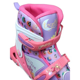 Foto 3 | Patines en Línea Disney Princess Multicolor Ajustables para Niñas