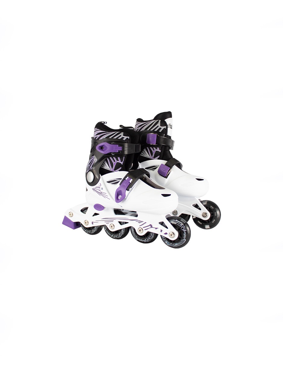 Foto 2 pulgar | Patines Protecciones y Mochila Sweet Rocket Junior color Blanco Ajustables