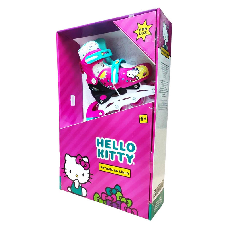 Foto 1 | Patines Hello Kitty Línea 19-21CM Toy Mark Rosa