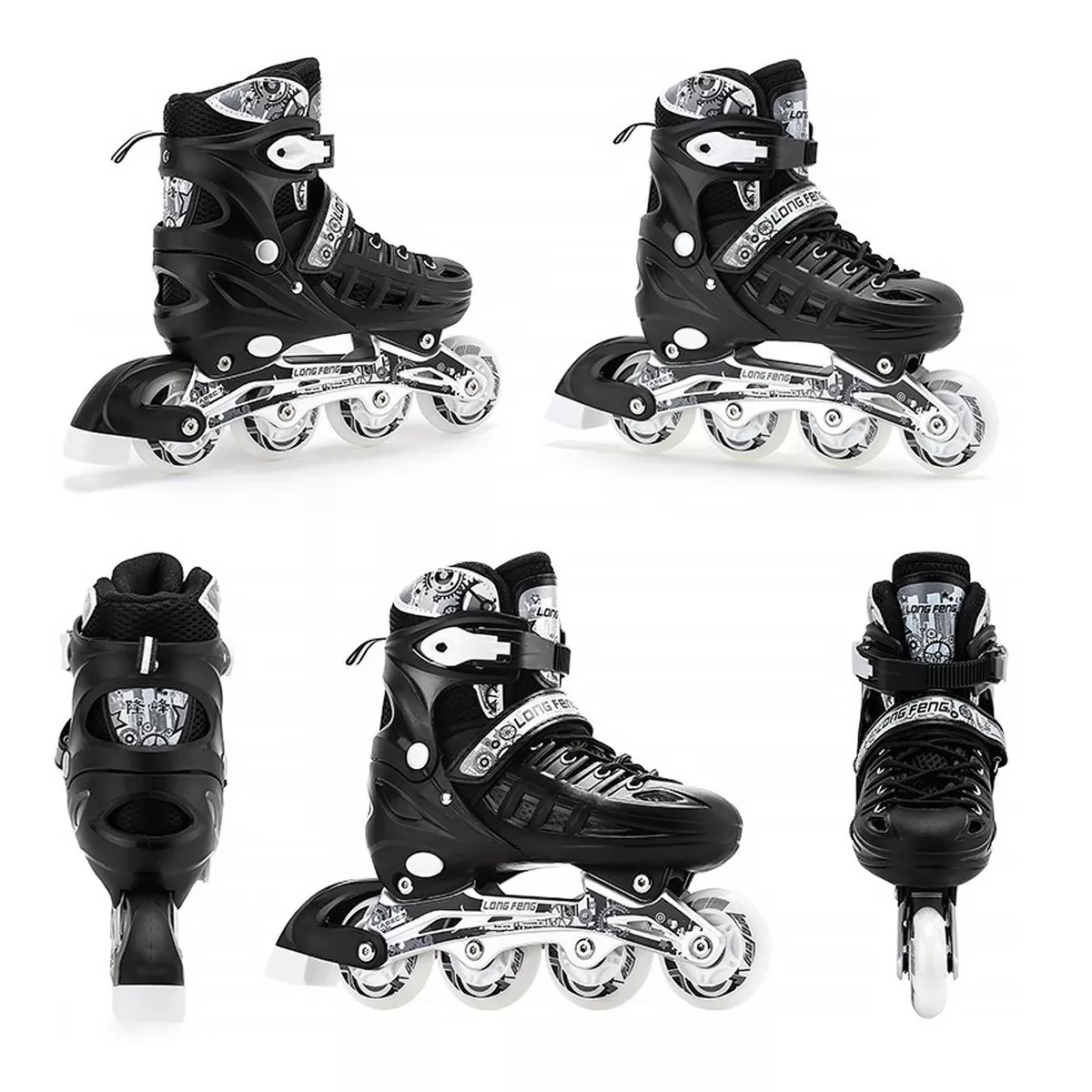 Foto 3 | Patines Profesionales en Linea + Rodilleras Eo Safe Imports