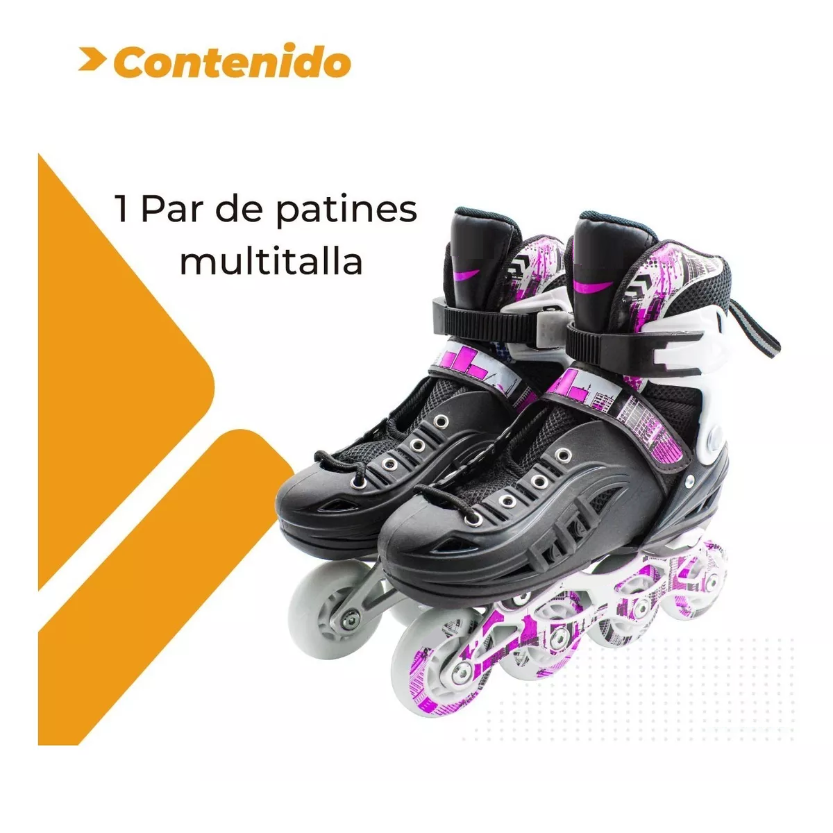 Foto 3 pulgar | Patines en Línea Eo Safe Imports Esi10307 Rosas Ajustables