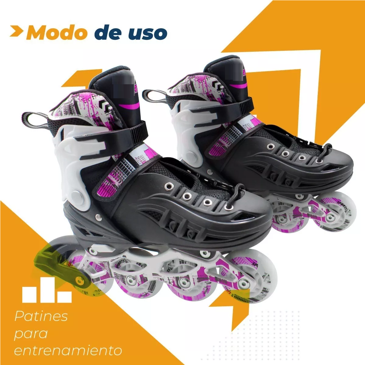 Foto 4 pulgar | Patines en Línea Eo Safe Imports Esi10307 Rosas Ajustables