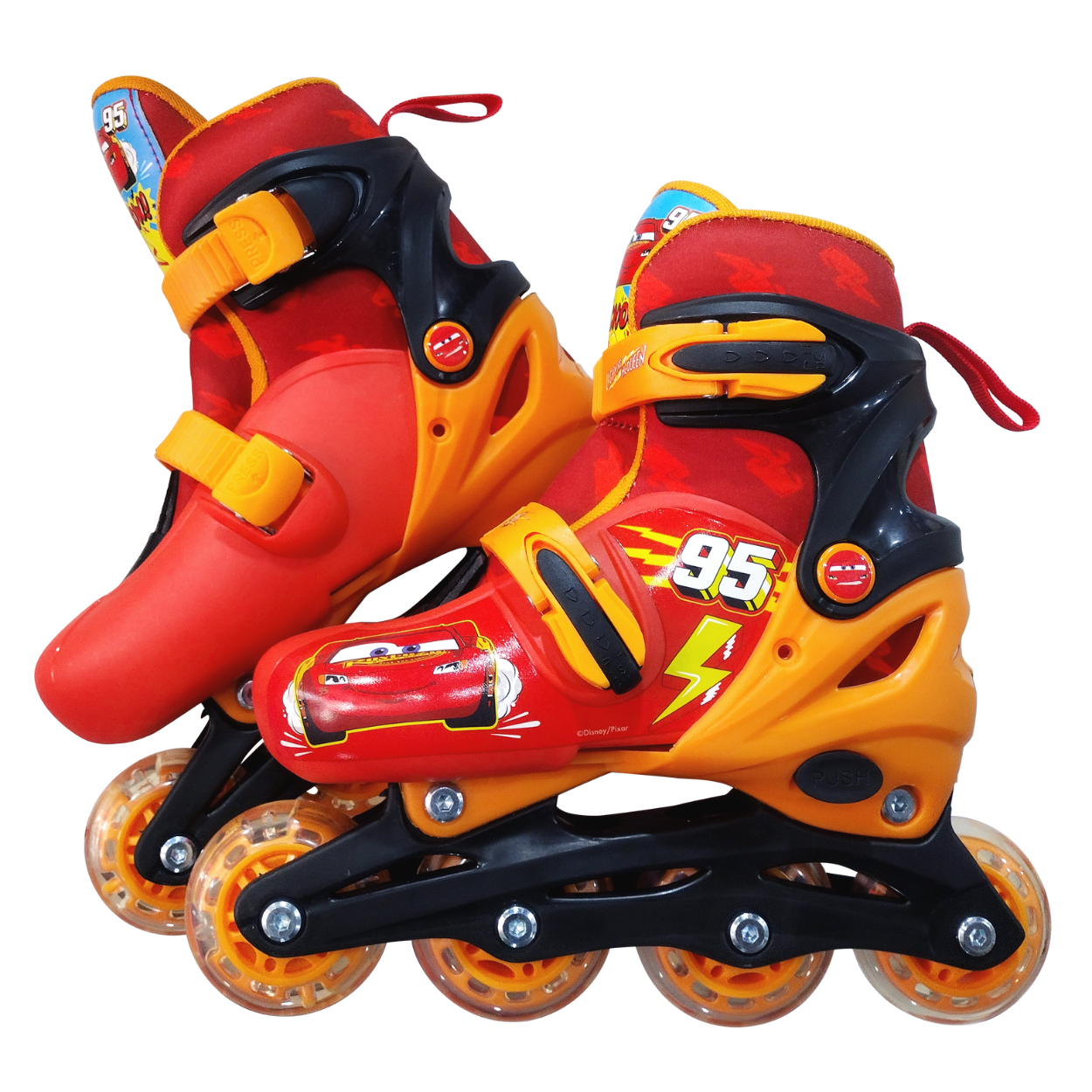 Foto 2 pulgar | Patines Infantiles Disney Rayo Mcqueen Toymark