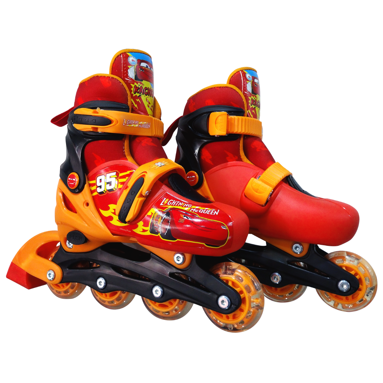 Foto 3 pulgar | Patines Infantiles Disney Rayo Mcqueen Toymark