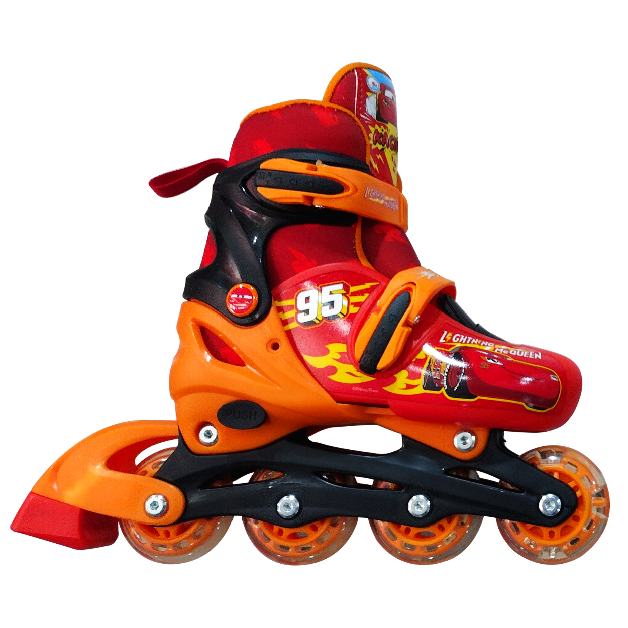 Foto 4 pulgar | Patines Infantiles Disney Rayo Mcqueen Toymark