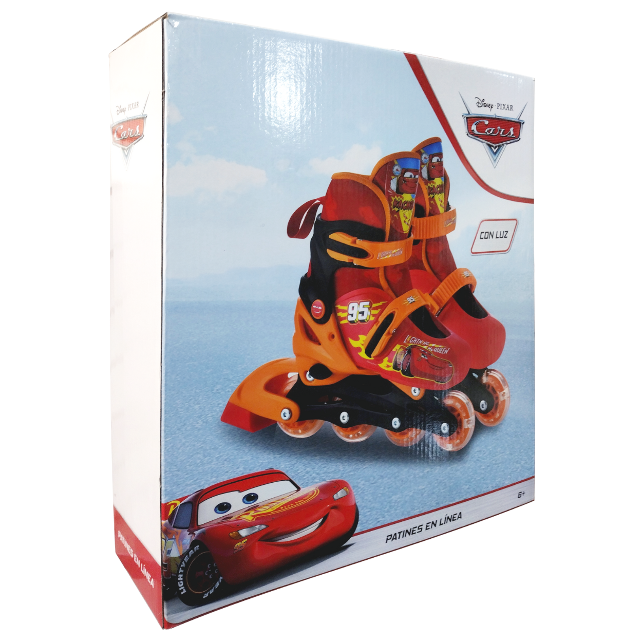 Foto 8 pulgar | Patines Infantiles Disney Rayo Mcqueen Toymark