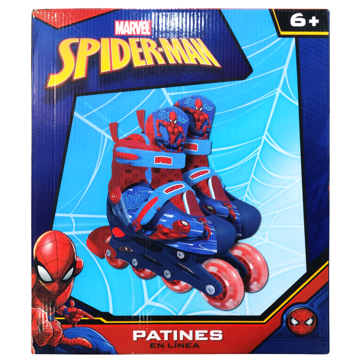 Foto 6 pulgar | Patines para Niños Marvel Spider-Man Toy Mark Talla 19 a 21