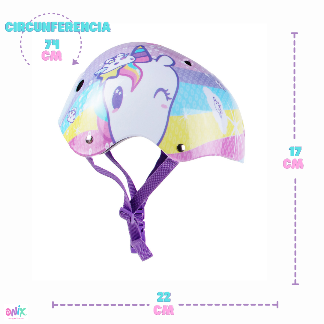 Foto 6 | Patines De Línea Ajustables Onix Multicolor Glitter Con Kit De Protección Para Niña