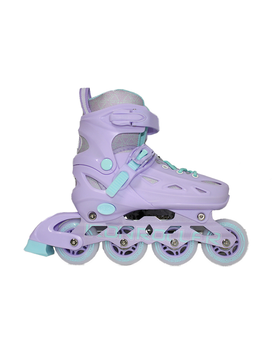 Foto 2 pulgar | Patines Ajustables Speed Infantiles Lila Iron Roller