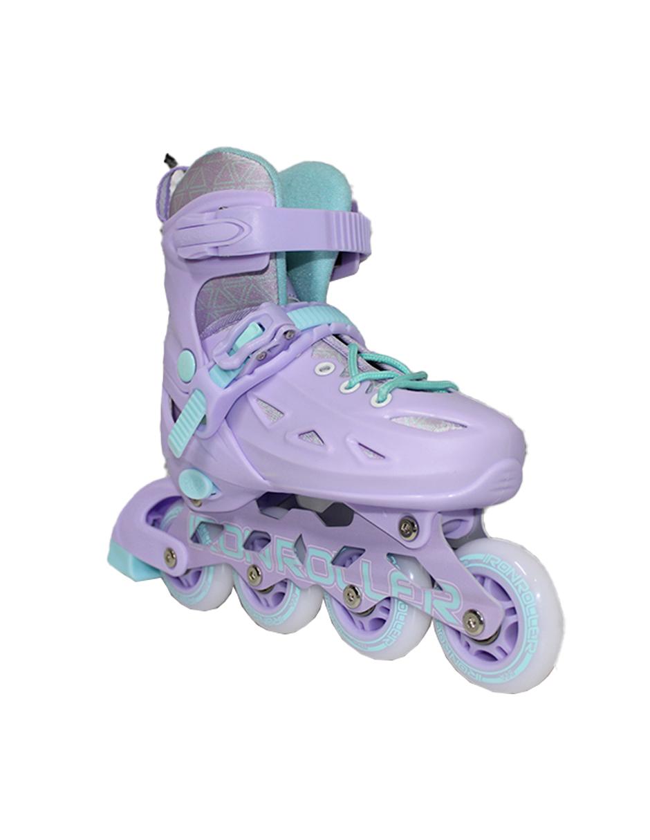 Foto 3 pulgar | Patines Ajustables Speed Infantiles Lila Iron Roller