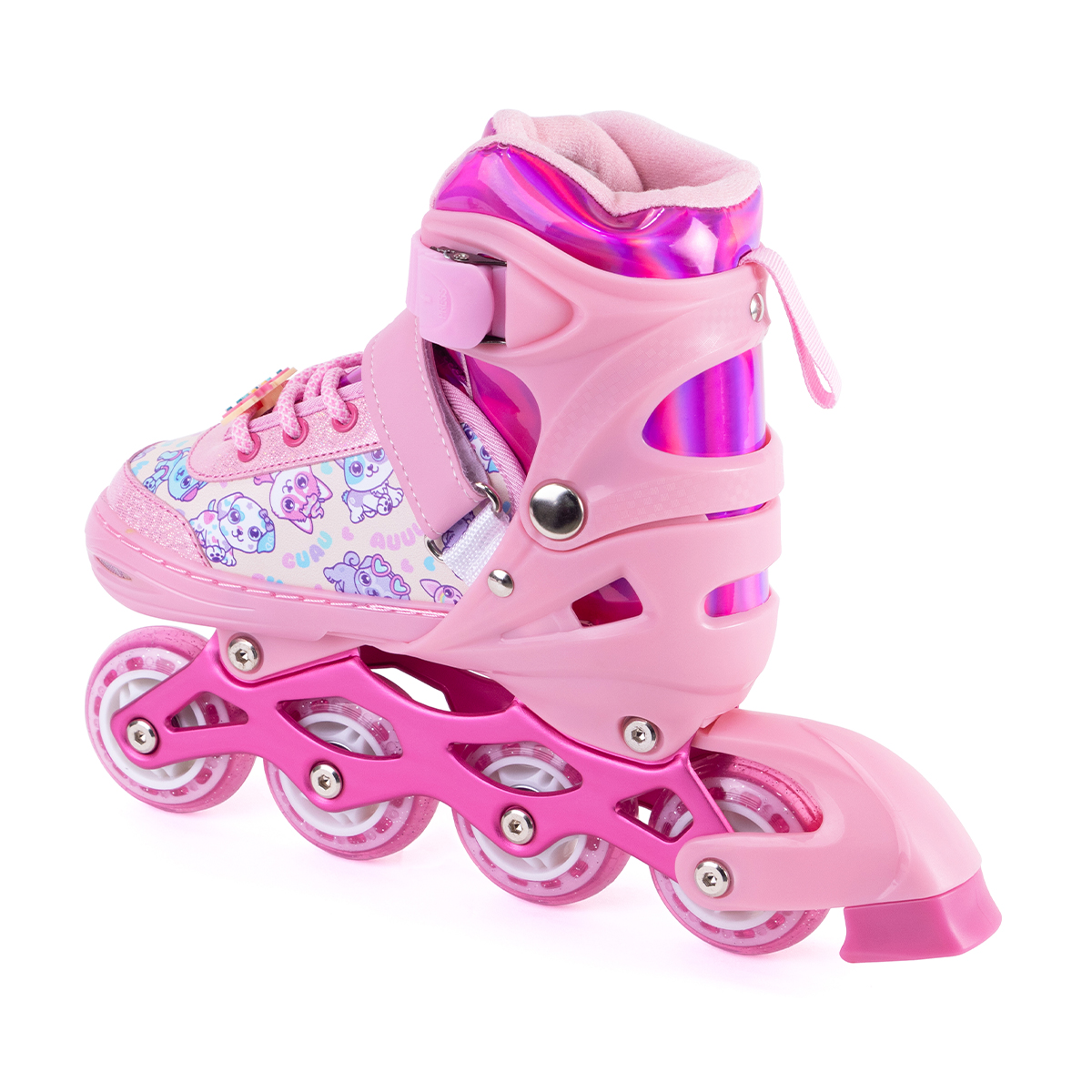 Foto 8 | Patines De Línea Ajustables Onix Unicornio Magic Spark Rosa Para Niña