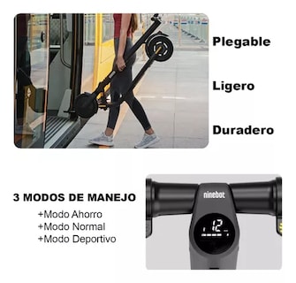 Foto 4 | Scooter Eléctrico Ninebot By Segway Kickscooter Gris
