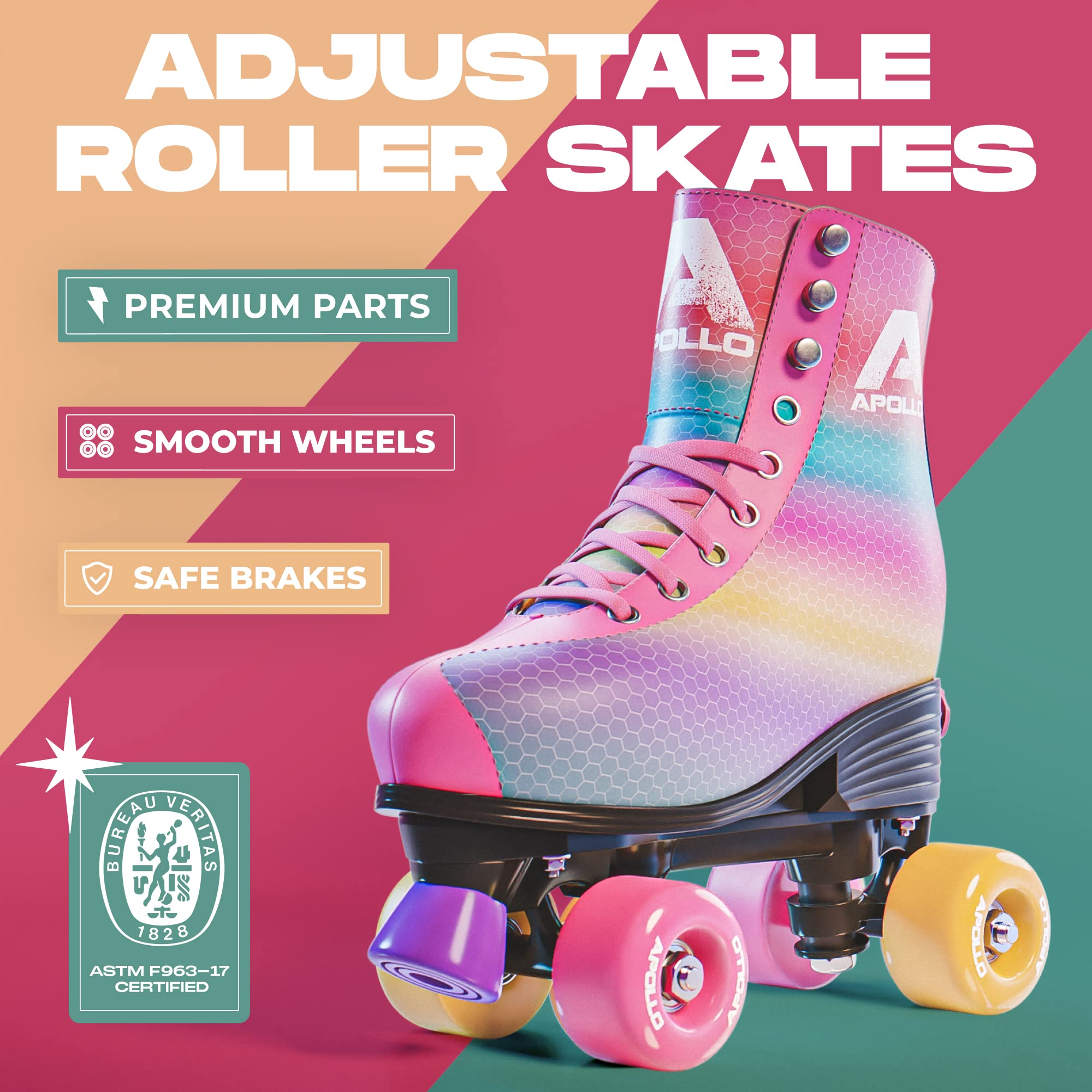 Foto 2 | Patines Apollo Dancing Queen S/j12-2 Para Mujer - Venta Internacional.