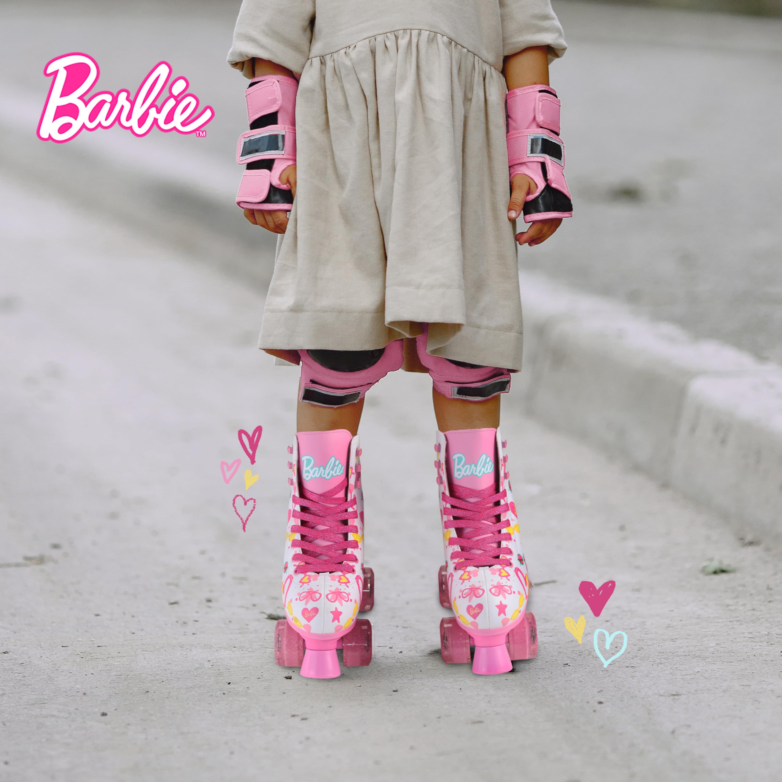 Foto 6 pulgar | Patines Barbie Ajustables De 3 A 6 Tallas Para Niñas - Venta Internacional.