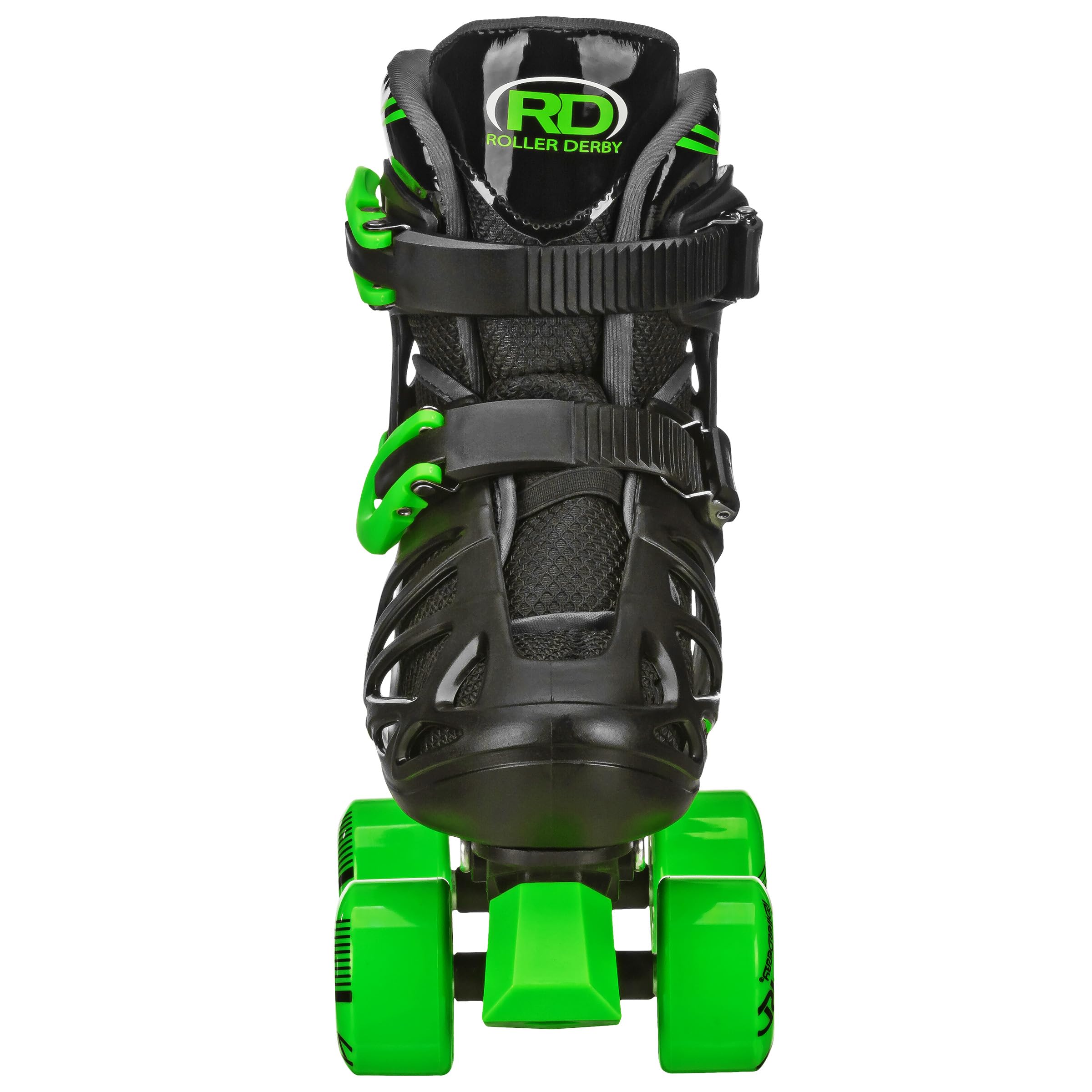 Foto 4 pulgar | Patines Roller Derby Trac Star Ajustables Para Niños, Negro/verde - Venta Internacional.