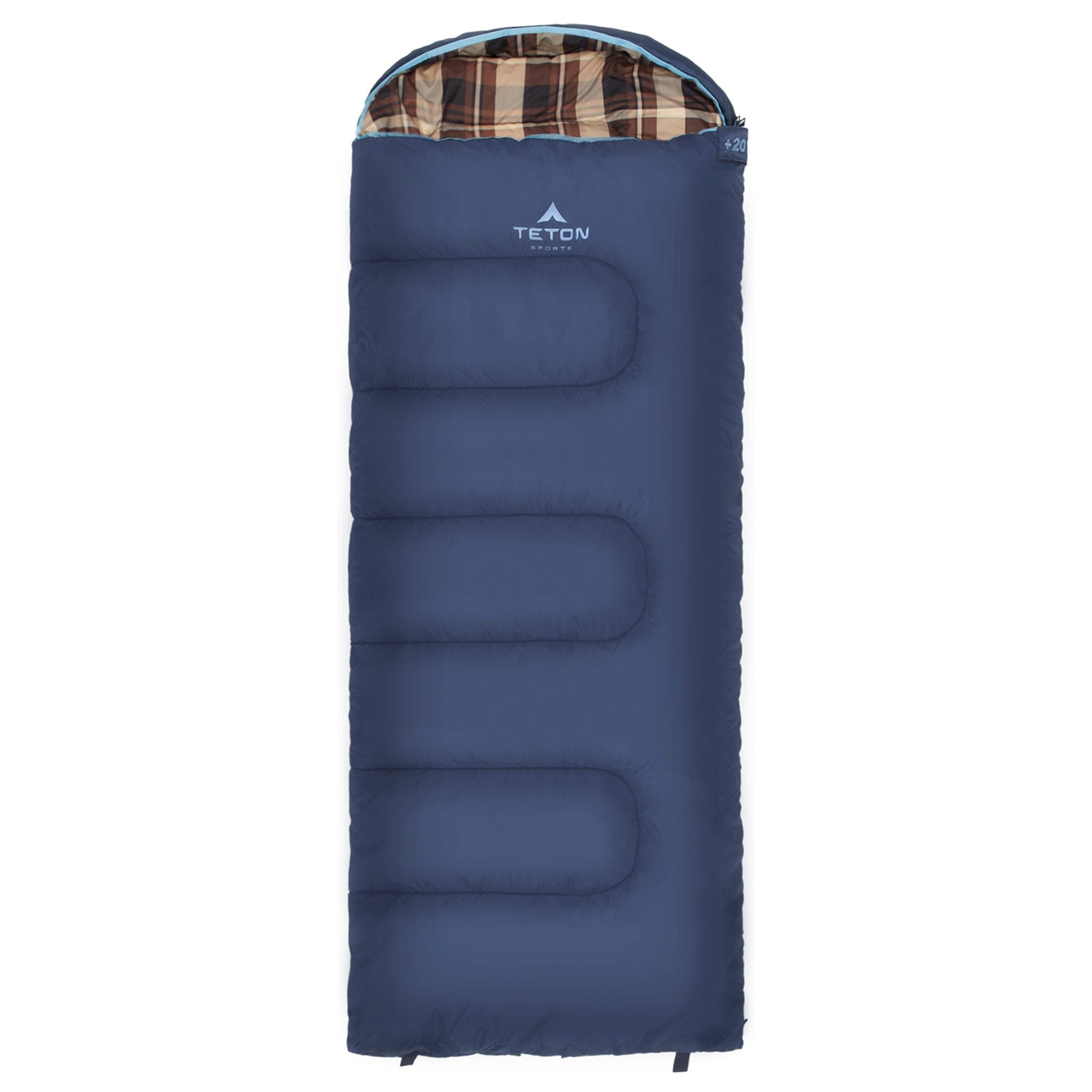 Sleeping Para Niños ''celsius Junior'' -7°c Cierre Izquierdo Azul / Café Teton