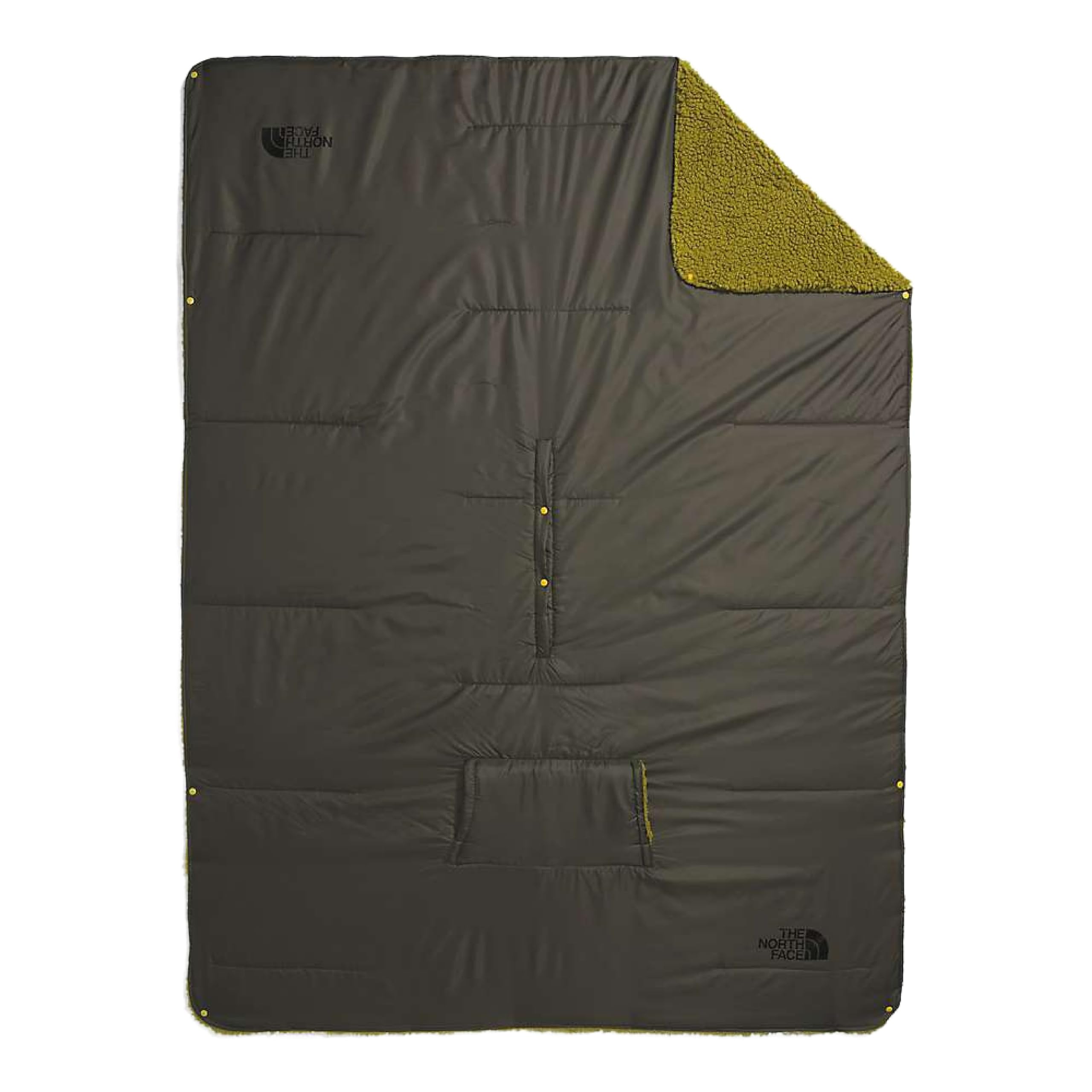 Manta The North Face Wawona Fluffy New Taupe Verde/sulphur - Venta Internacional.