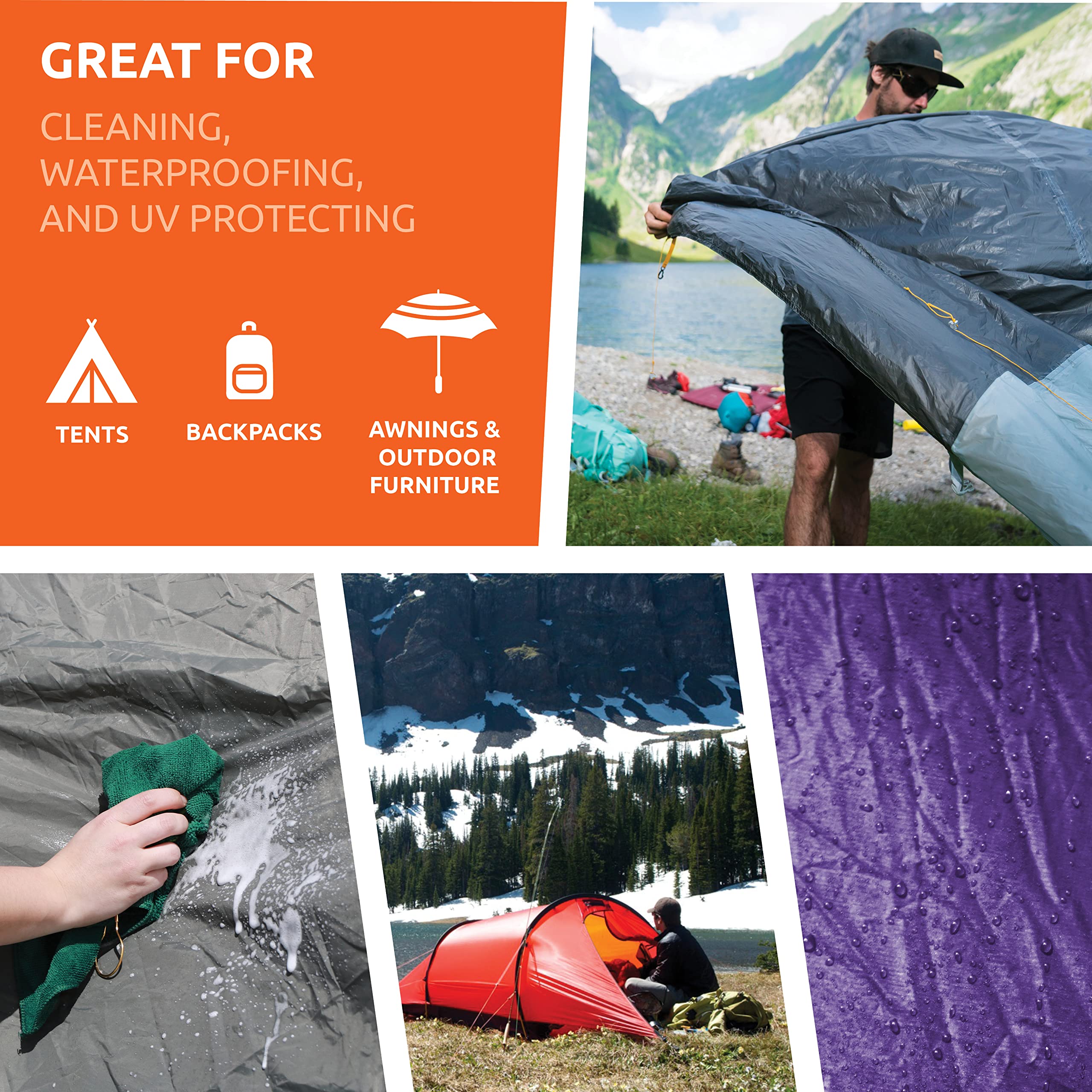 Foto 4 pulgar | Spray De Limpieza E Impermeabilización Nikwax Tent & Gear 500 Ml - Venta Internacional.