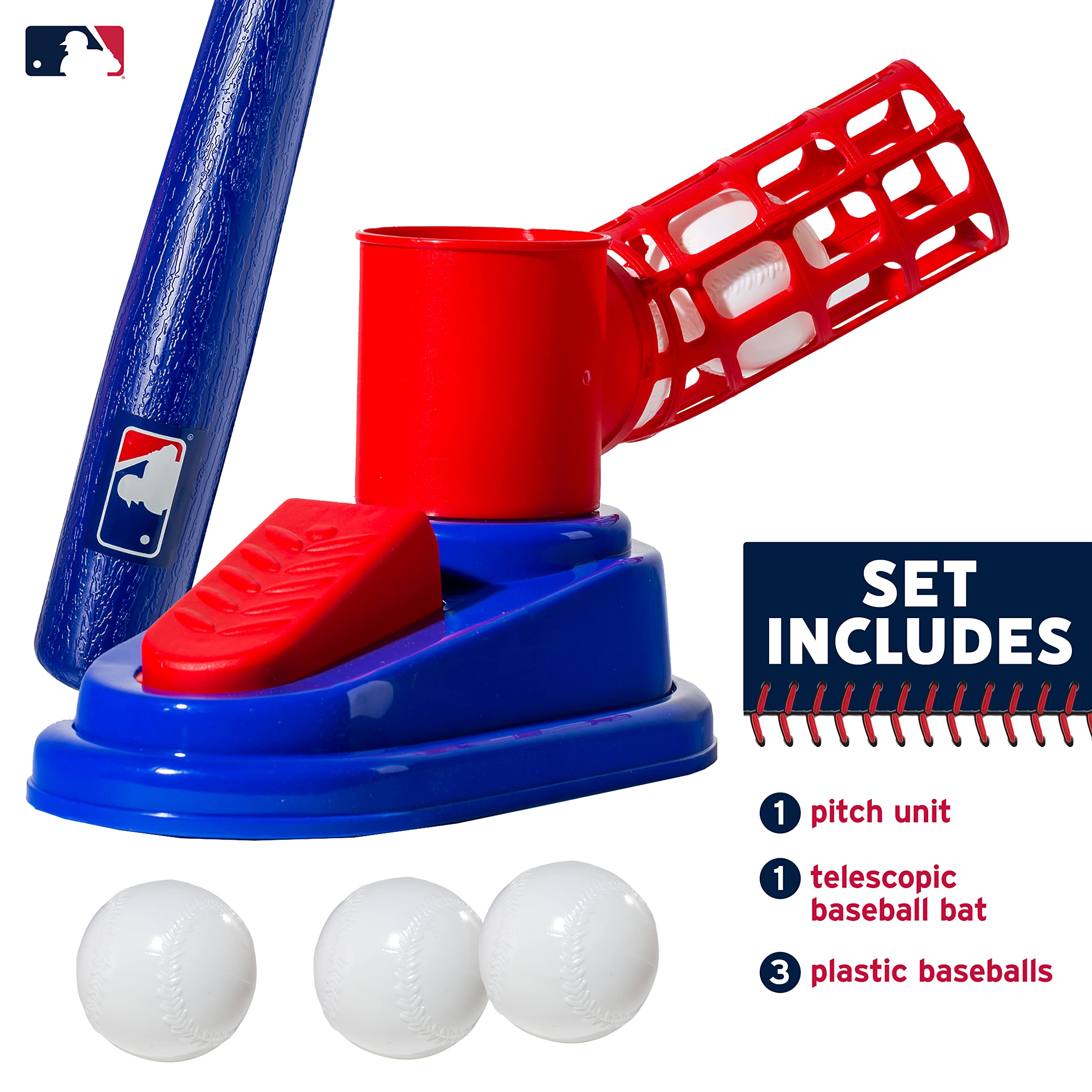 Foto 3 pulgar | Máquina Lanzadora De Béisbol Franklin Sports Kids Rojo/azul - Venta Internacional.