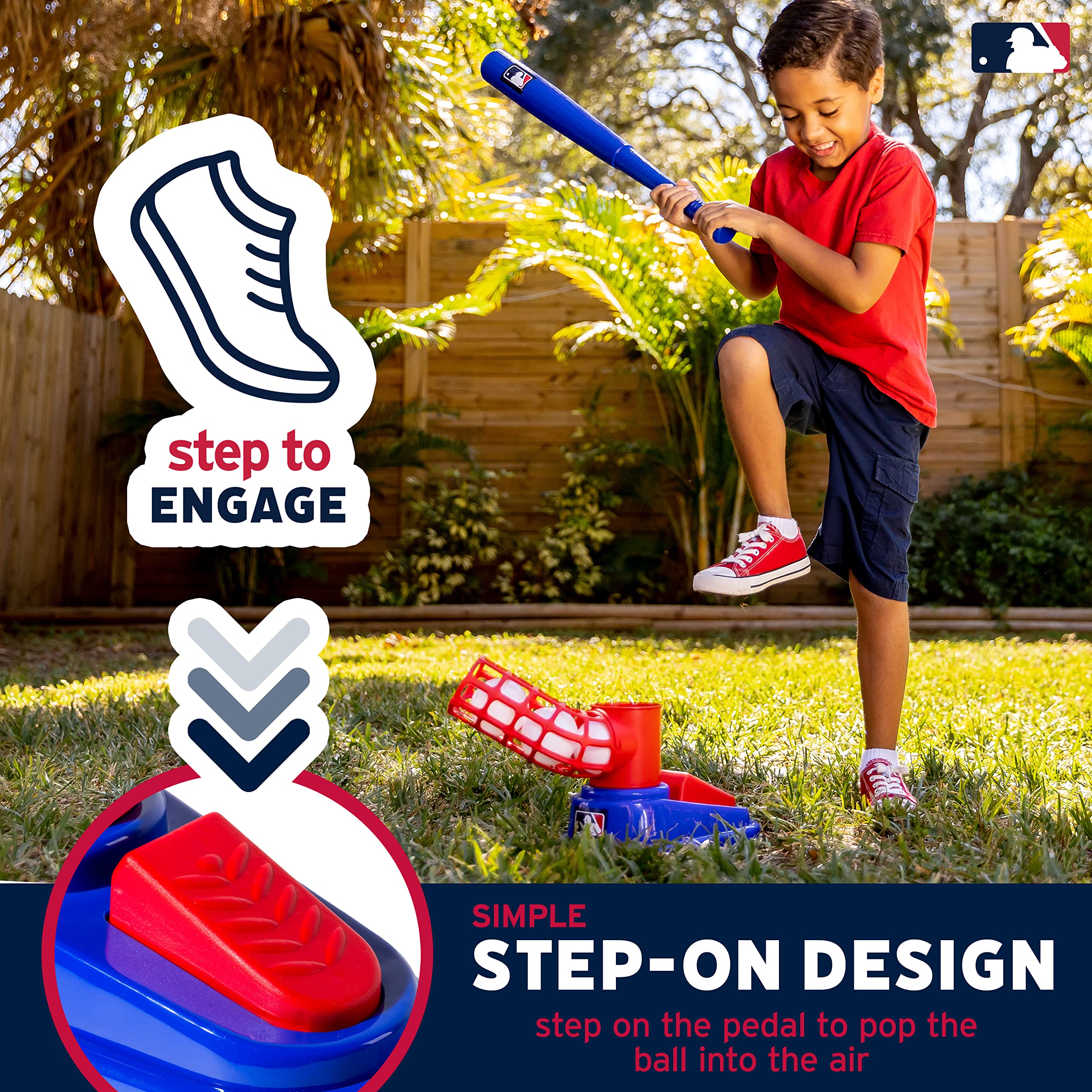 Foto 5 pulgar | Máquina Lanzadora De Béisbol Franklin Sports Kids Rojo/azul - Venta Internacional.