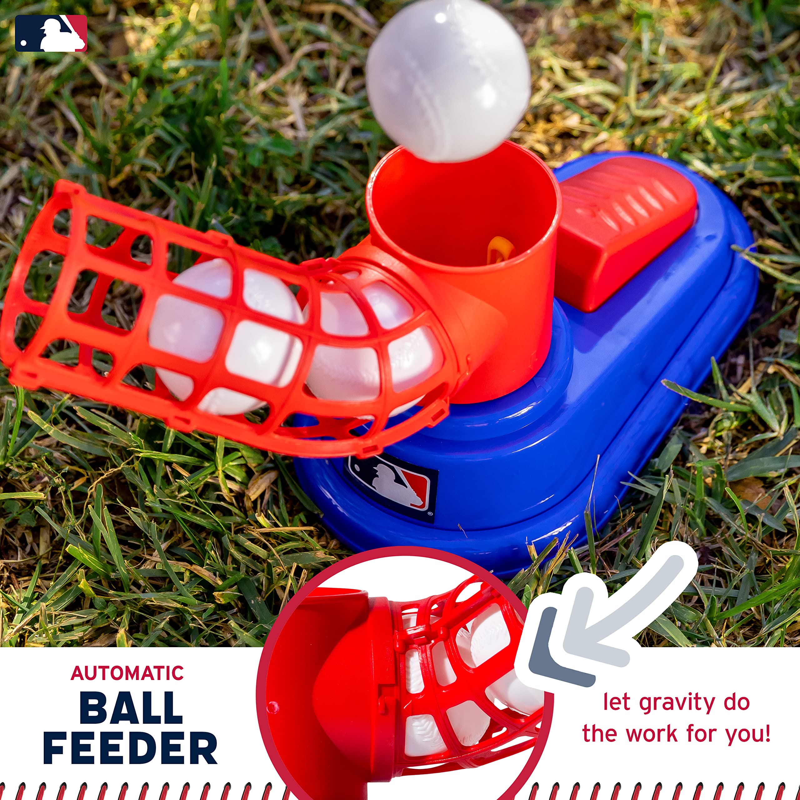 Foto 8 pulgar | Máquina Lanzadora De Béisbol Franklin Sports Kids Rojo/azul - Venta Internacional.