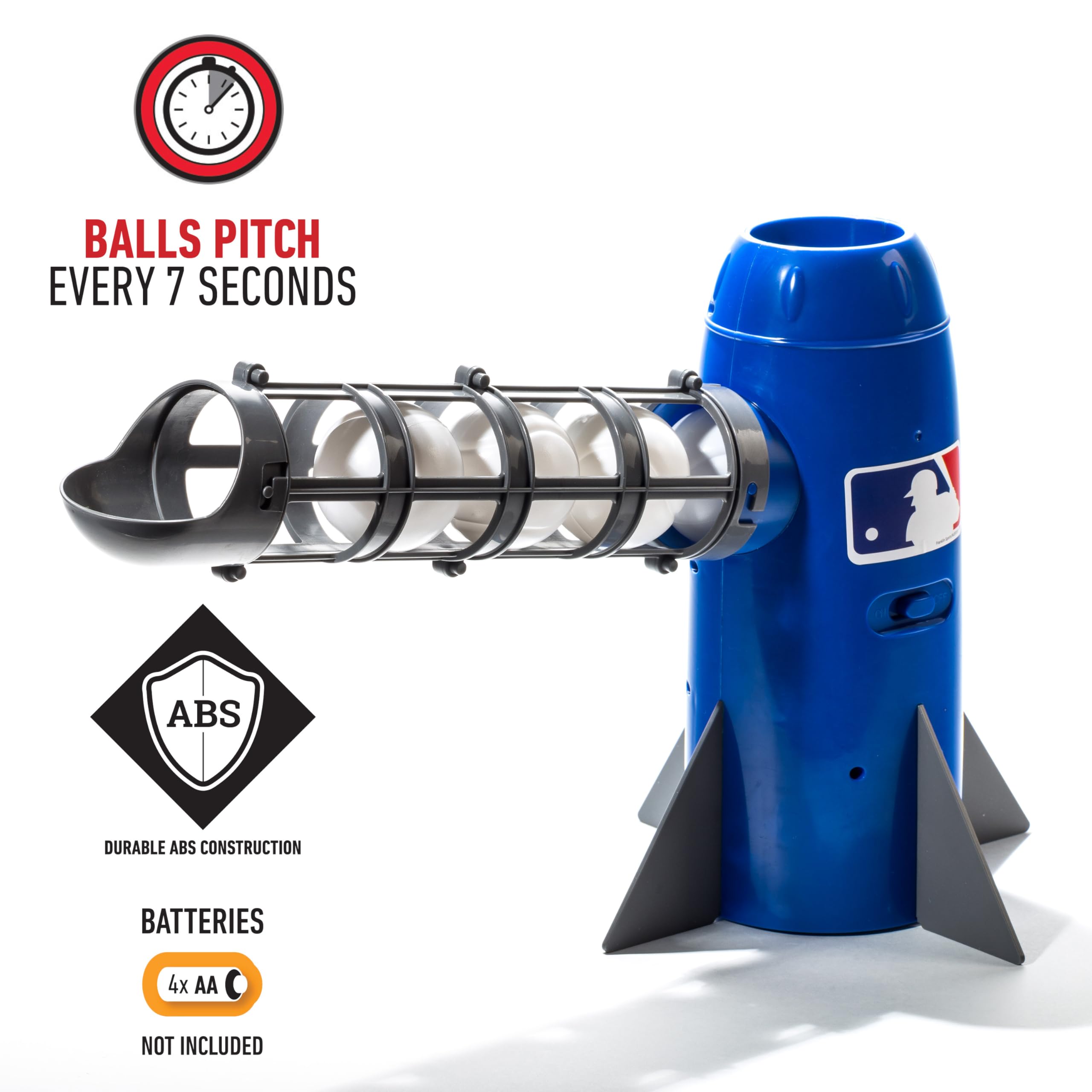 Foto 6 pulgar | Máquina De Lanzar Franklin Sports Mlb Kids Pop Rocket - Venta Internacional.
