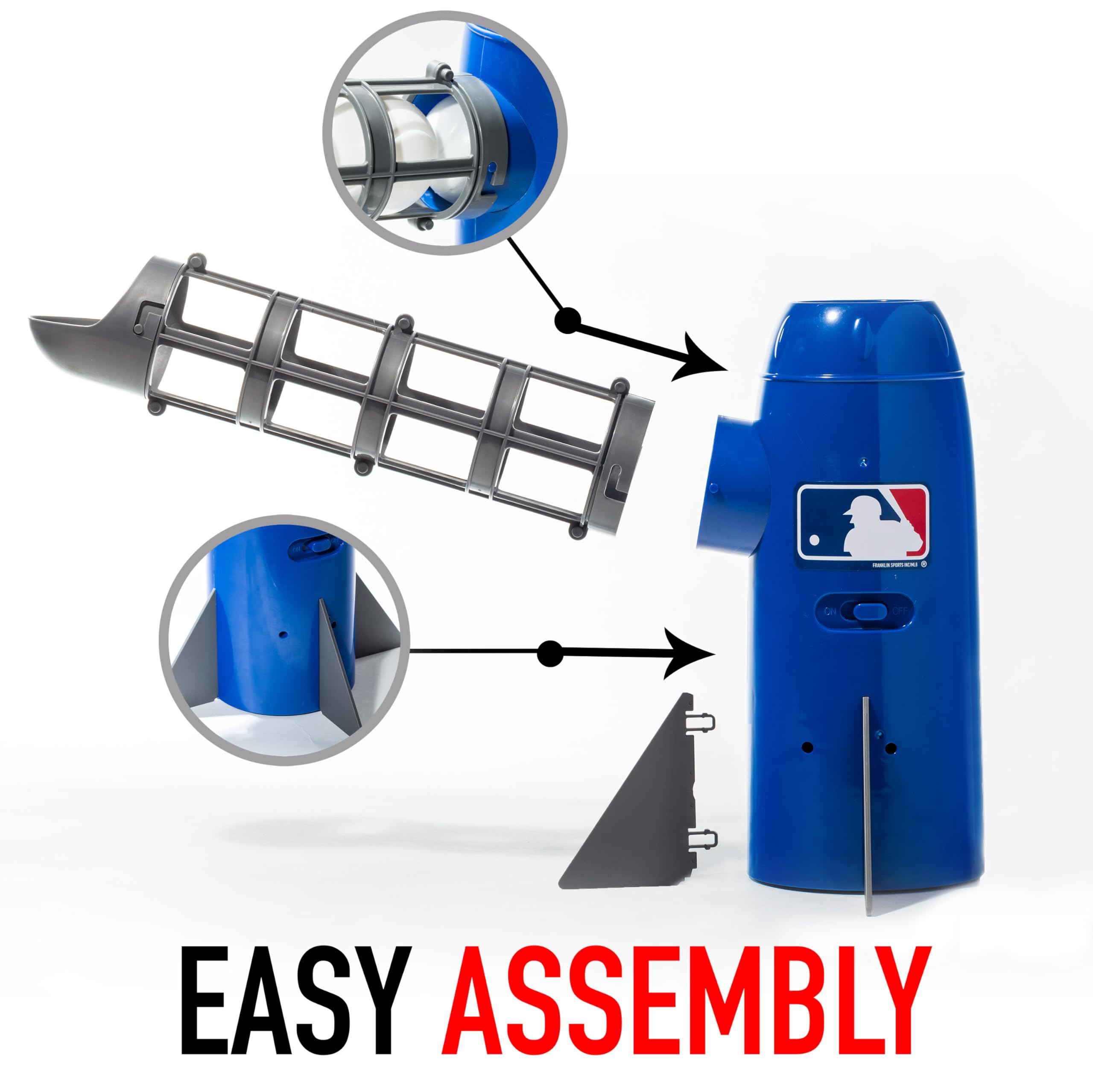 Foto 7 pulgar | Máquina De Lanzar Franklin Sports Mlb Kids Pop Rocket - Venta Internacional.