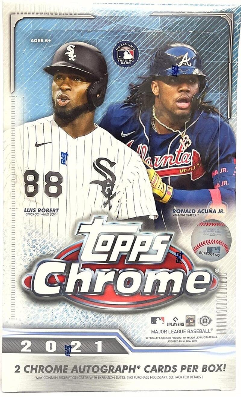 Foto 2 pulgar | Baseball Hobby Box Topps Chrome 2021 - Venta Internacional.