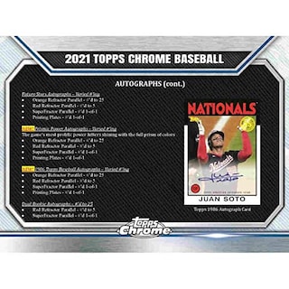 Foto 5 | Baseball Hobby Box Topps Chrome 2021 - Venta Internacional.