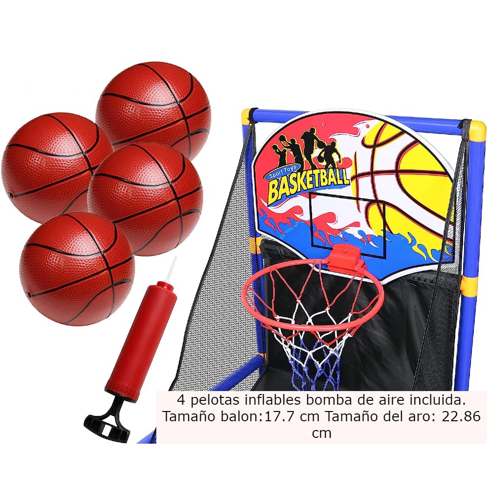 Foto 3 pulgar | Juego de Baloncesto Storyland 1.25 m Alto