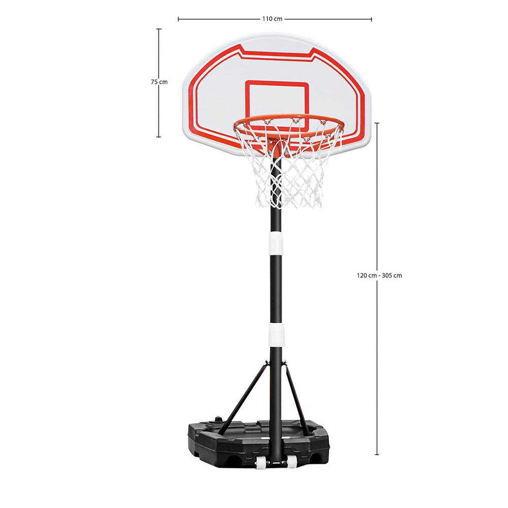 Foto 4 pulgar | Canasta Basquetbol Infantil Niños Ajustable 1.65m A 2.10m
