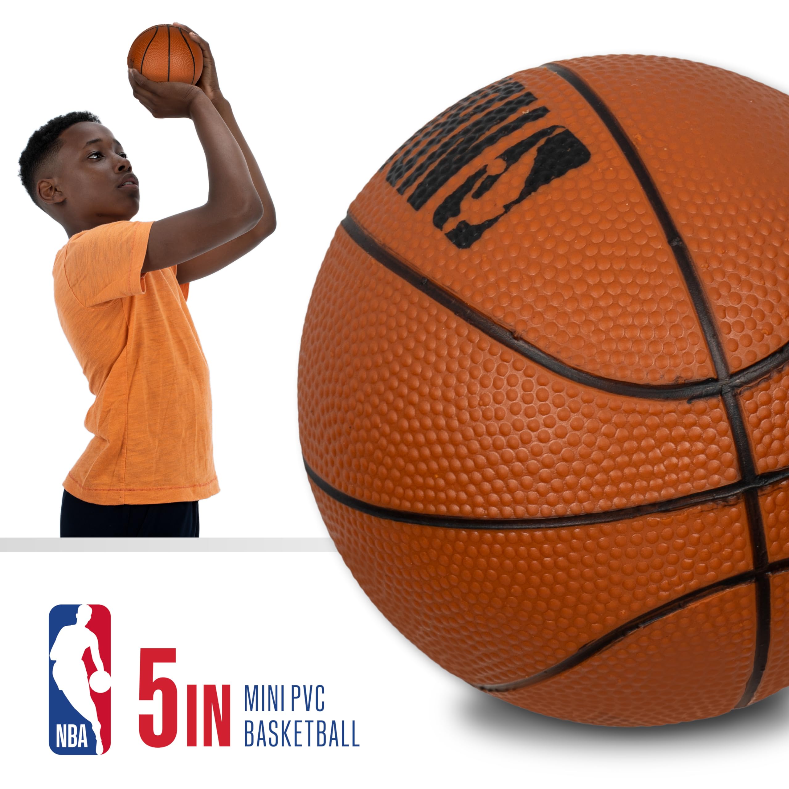Foto 4 pulgar | Miniaro De Baloncesto Franklin Sports Nba Kids Con 30 Pegatinas - Venta Internacional.