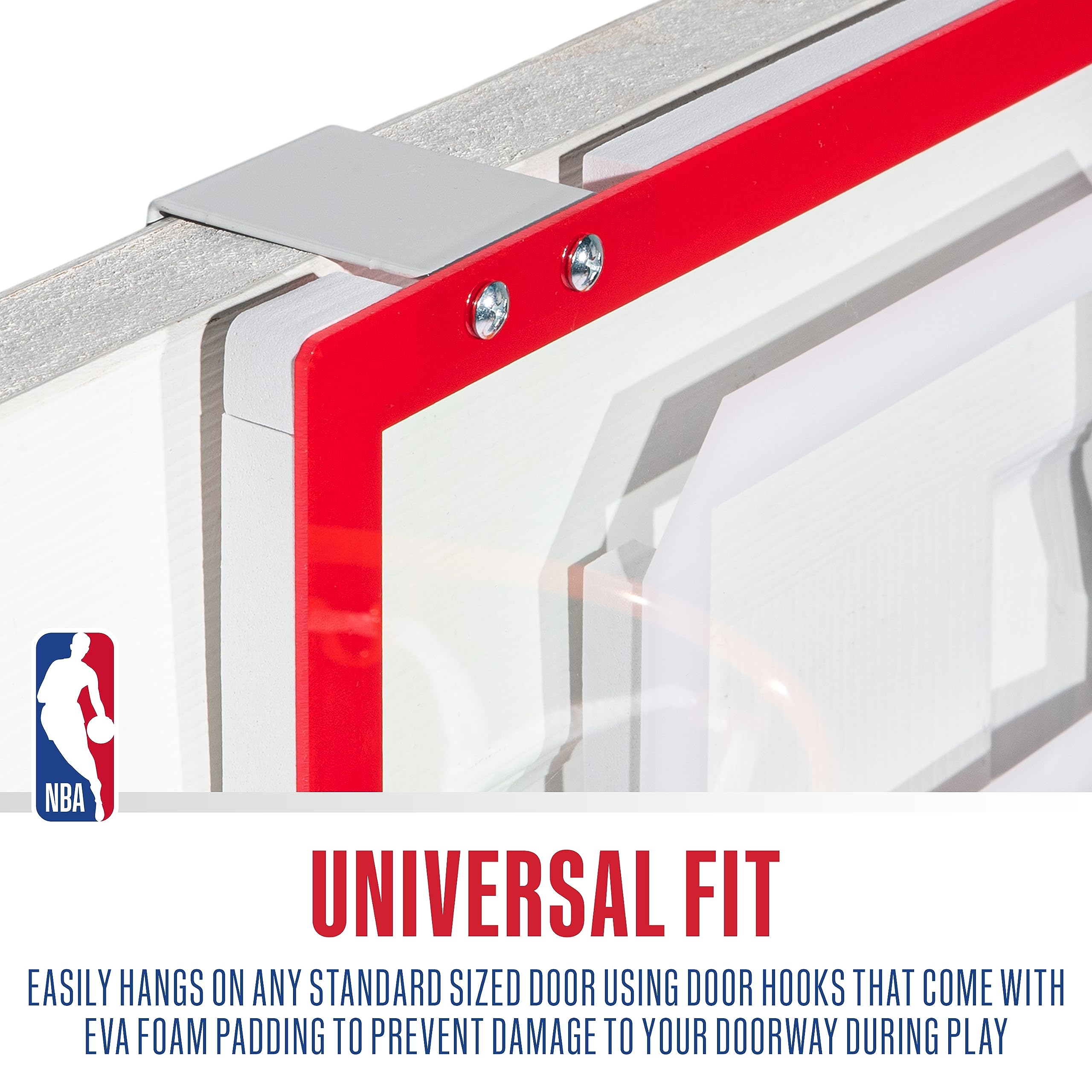Foto 6 pulgar | Miniaro De Baloncesto Franklin Sports Nba Kids Con 30 Pegatinas - Venta Internacional.