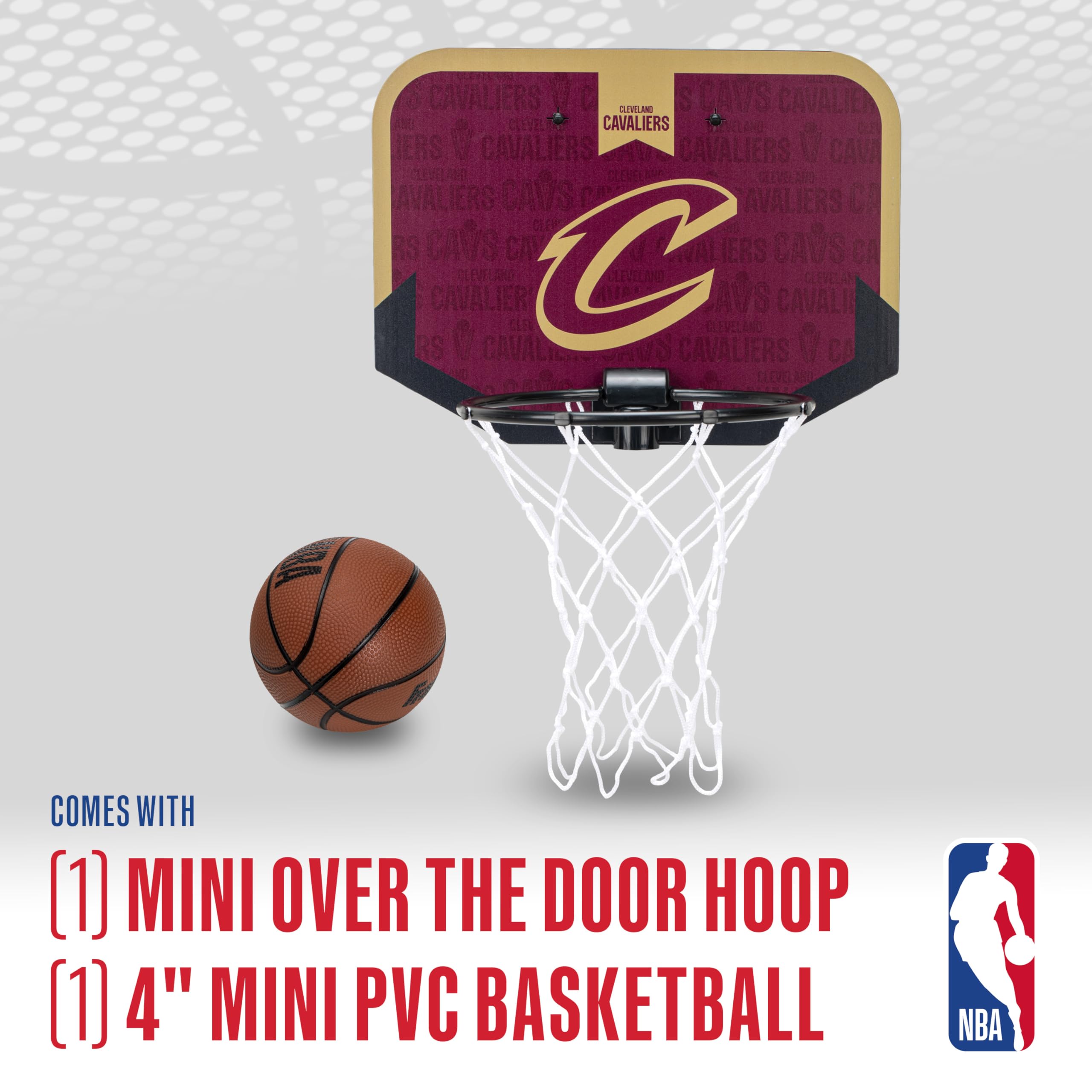 Foto 3 pulgar | Minicanasta De Baloncesto Franklin Sports Nba Cleveland Cavaliers - Venta Internacional.