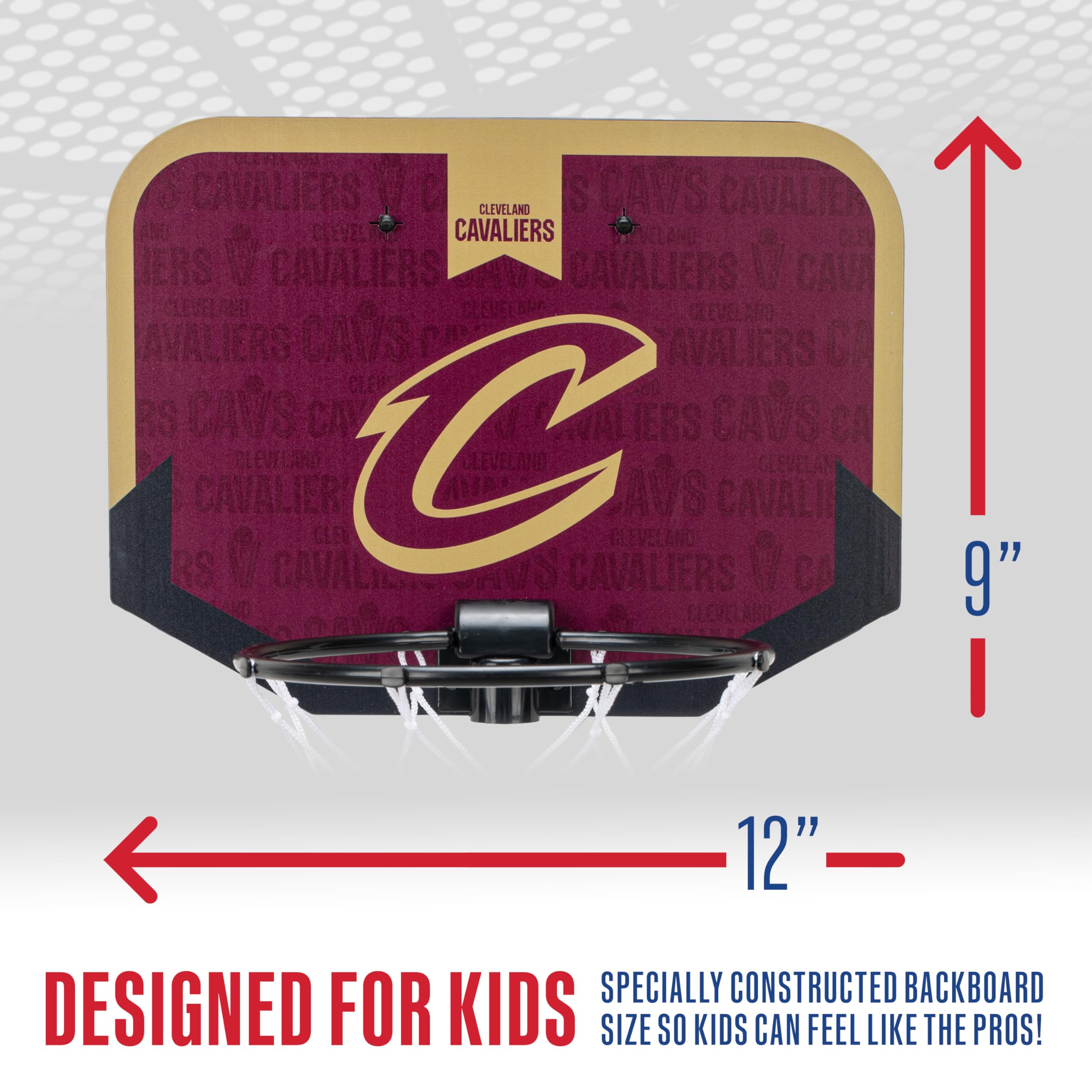 Foto 5 pulgar | Minicanasta De Baloncesto Franklin Sports Nba Cleveland Cavaliers - Venta Internacional.