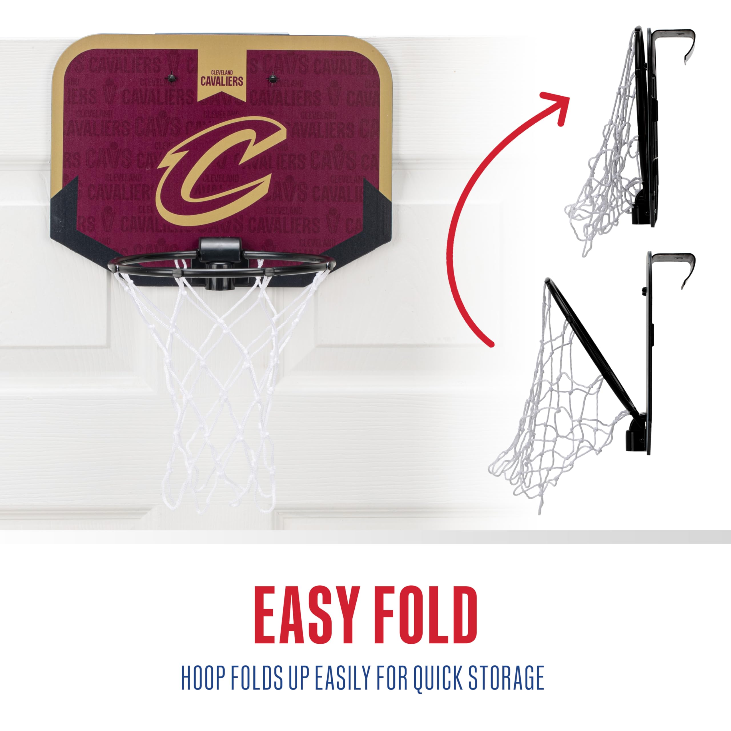 Foto 7 pulgar | Minicanasta De Baloncesto Franklin Sports Nba Cleveland Cavaliers - Venta Internacional.