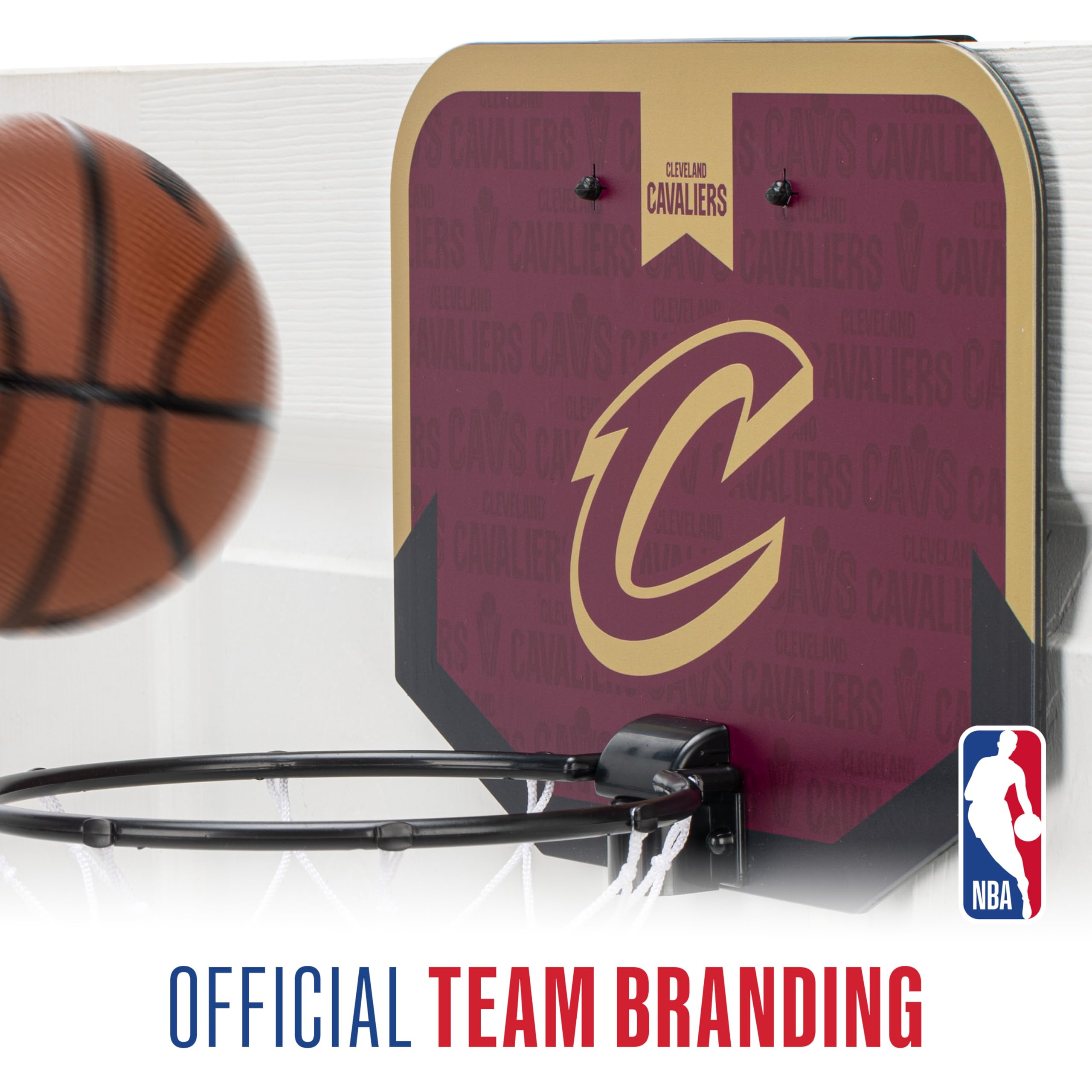 Foto 8 pulgar | Minicanasta De Baloncesto Franklin Sports Nba Cleveland Cavaliers - Venta Internacional.