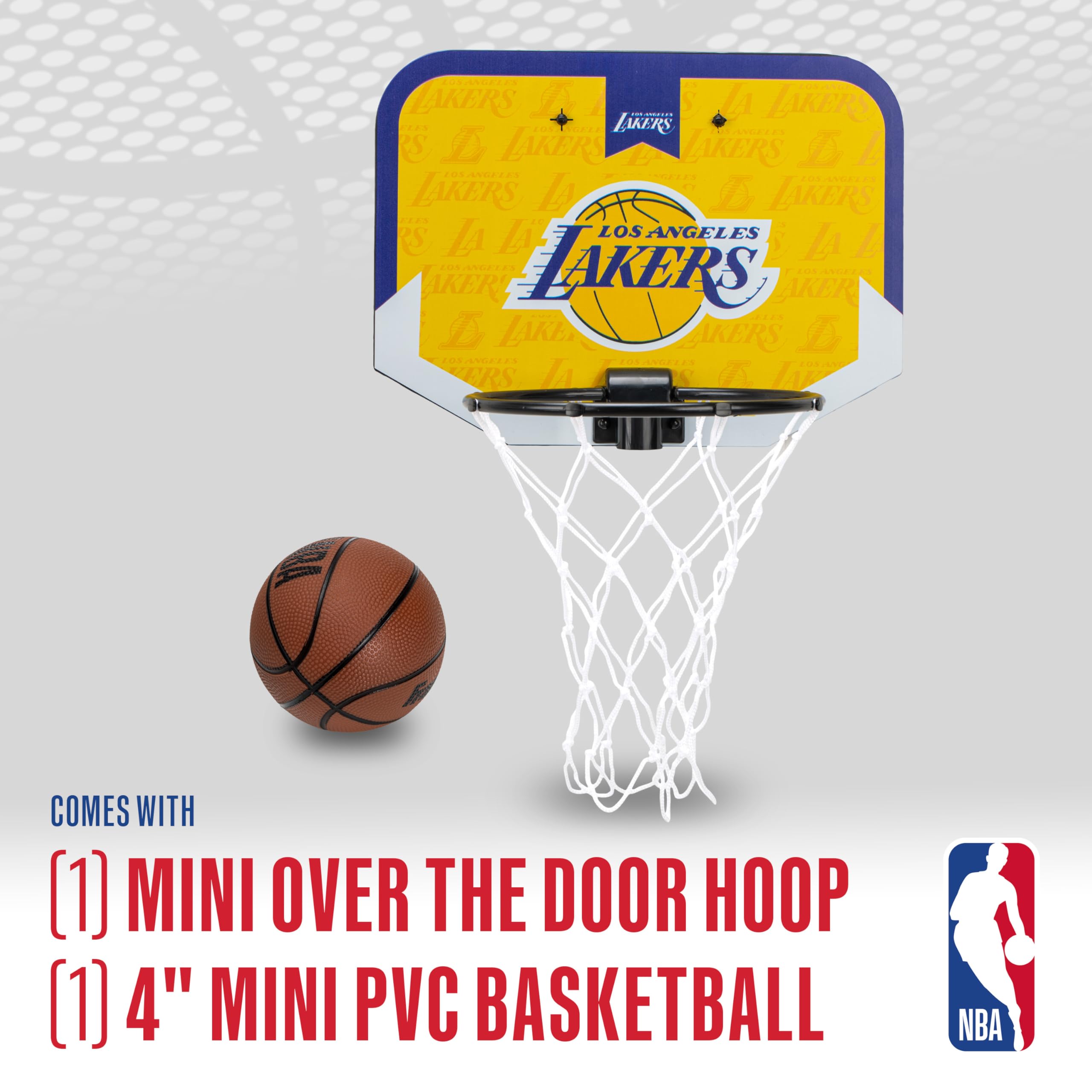 Foto 3 pulgar | Minicanasta De Baloncesto Franklin Sports Nba Los Angeles Lakers - Venta Internacional.