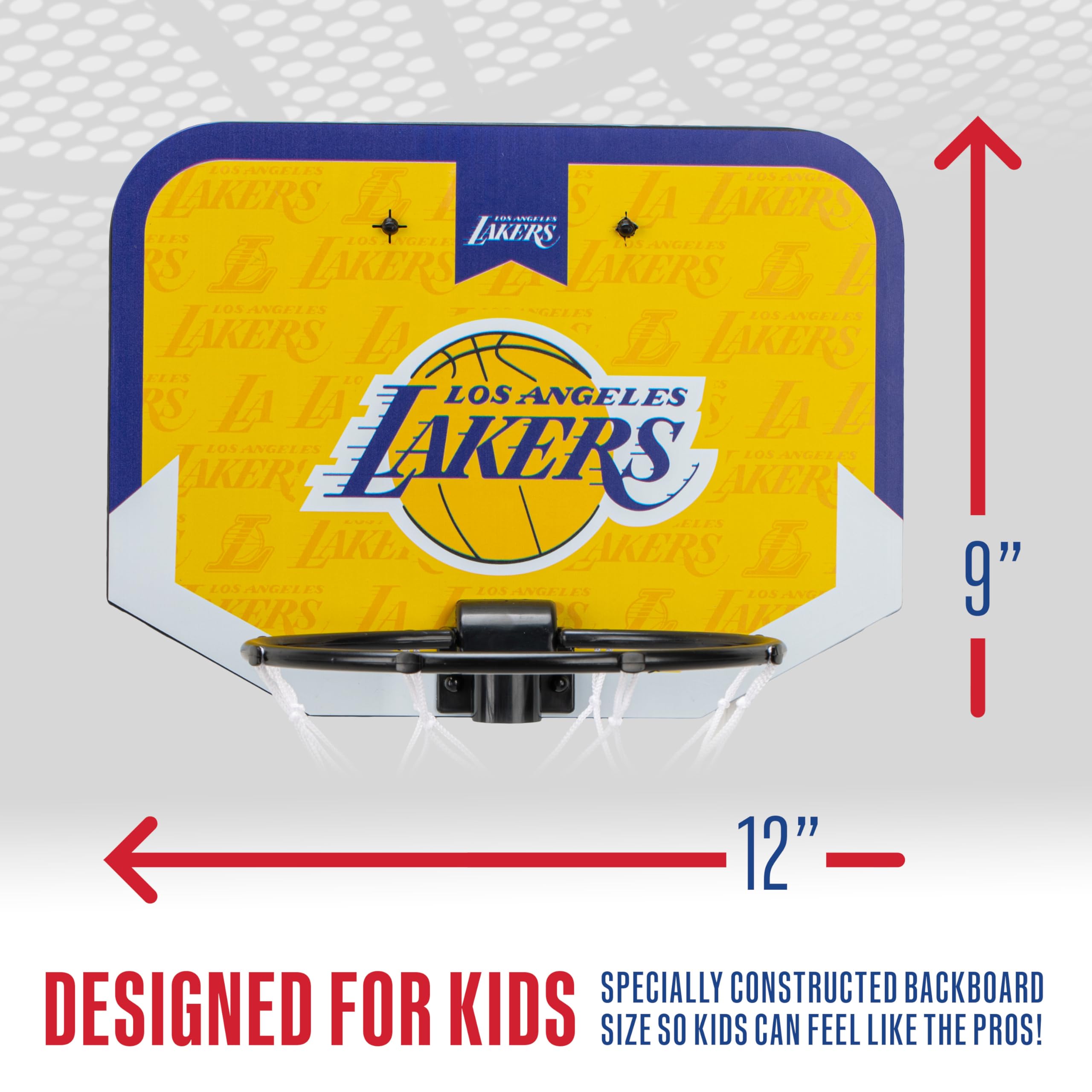 Foto 5 pulgar | Minicanasta De Baloncesto Franklin Sports Nba Los Angeles Lakers - Venta Internacional.