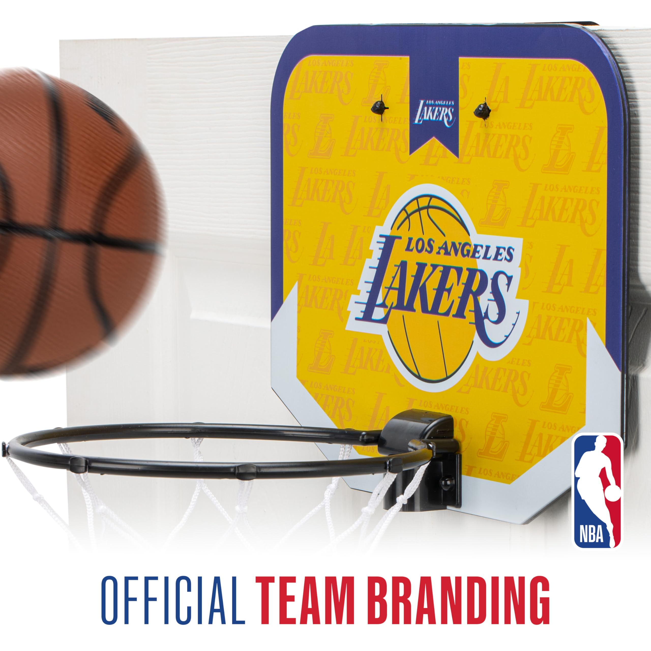 Foto 8 pulgar | Minicanasta De Baloncesto Franklin Sports Nba Los Angeles Lakers - Venta Internacional.