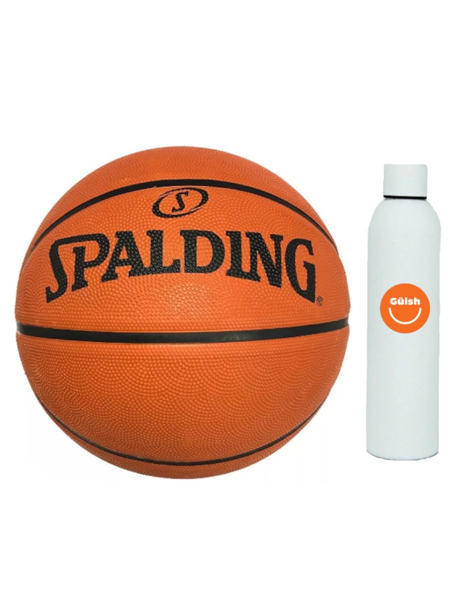 Balón Basquetball Spalding + Termo Güish Gratis