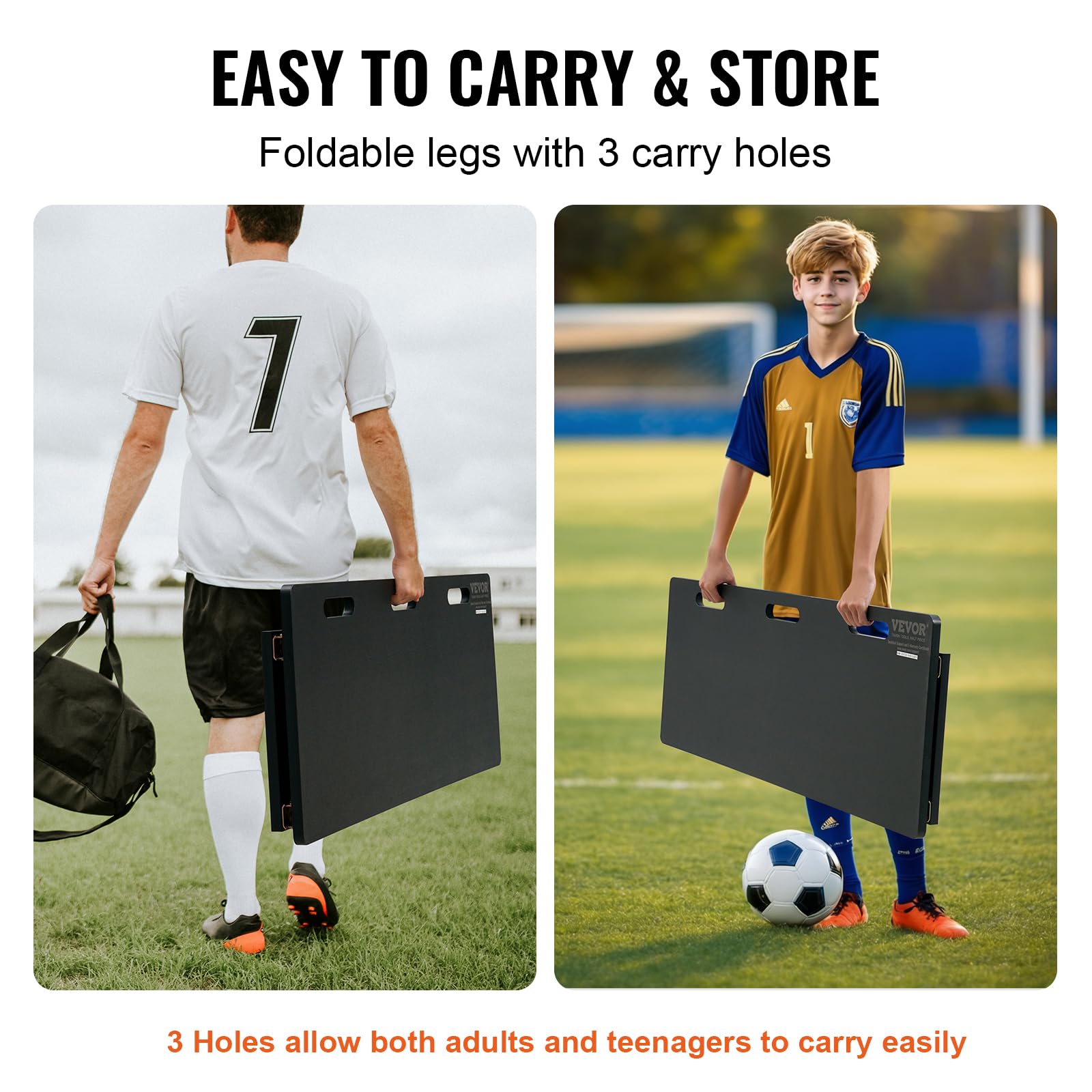 Foto 5 | Tabla De Fútbol Reboteadora Vevor Portátil De Pared, 45 X 18 Cm, Para Niños Y Adultos - Venta Internacional.