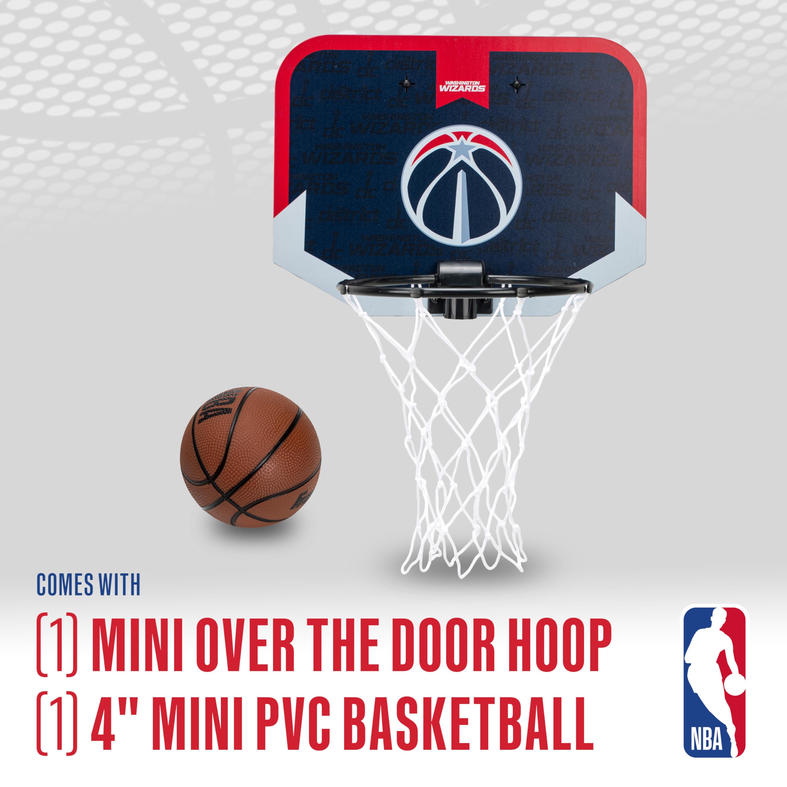 Foto 3 pulgar | Minicanasta De Baloncesto Franklin Sports Nba Washington Wizards - Venta Internacional.
