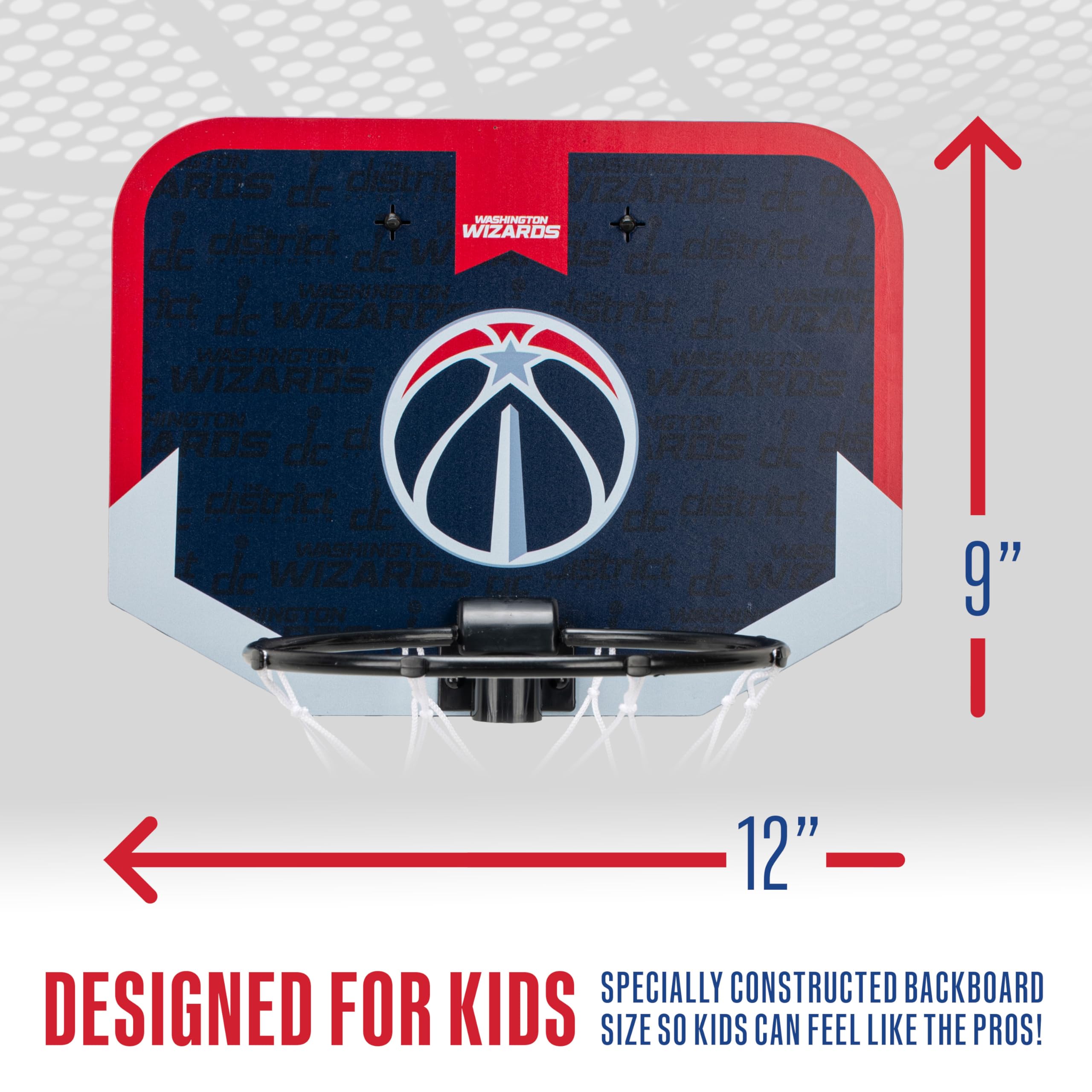 Foto 5 pulgar | Minicanasta De Baloncesto Franklin Sports Nba Washington Wizards - Venta Internacional.