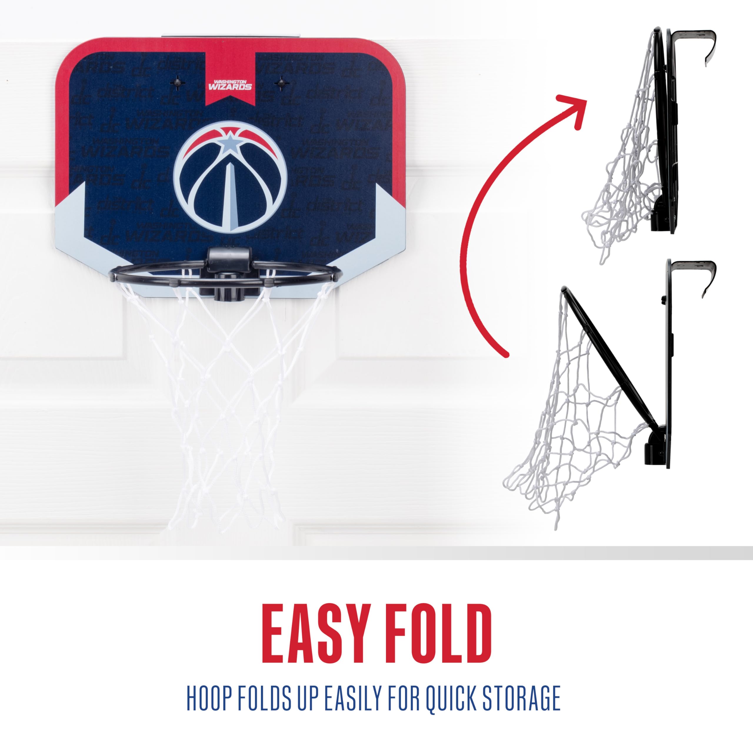 Foto 7 pulgar | Minicanasta De Baloncesto Franklin Sports Nba Washington Wizards - Venta Internacional.