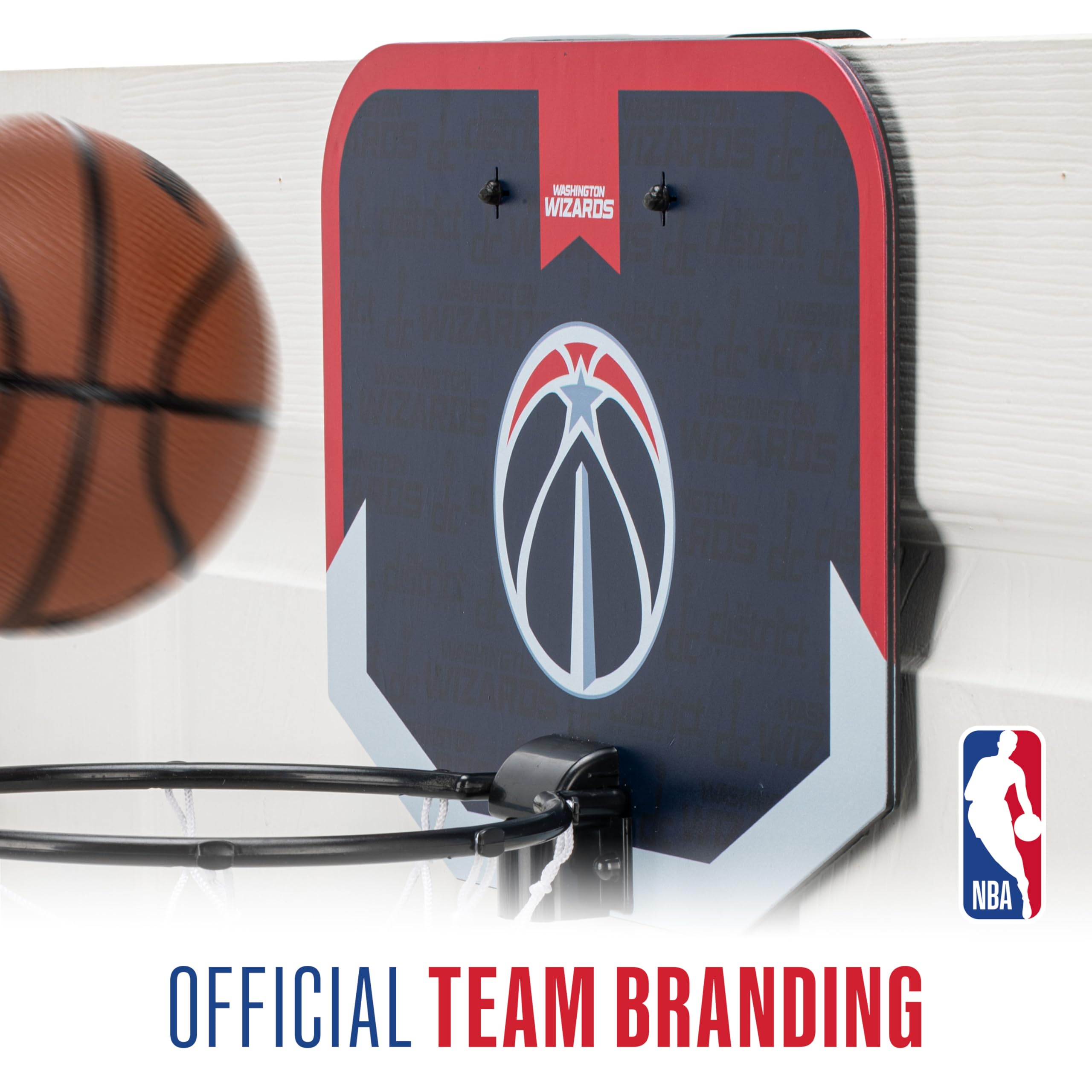 Foto 7 | Minicanasta De Baloncesto Franklin Sports Nba Washington Wizards - Venta Internacional.