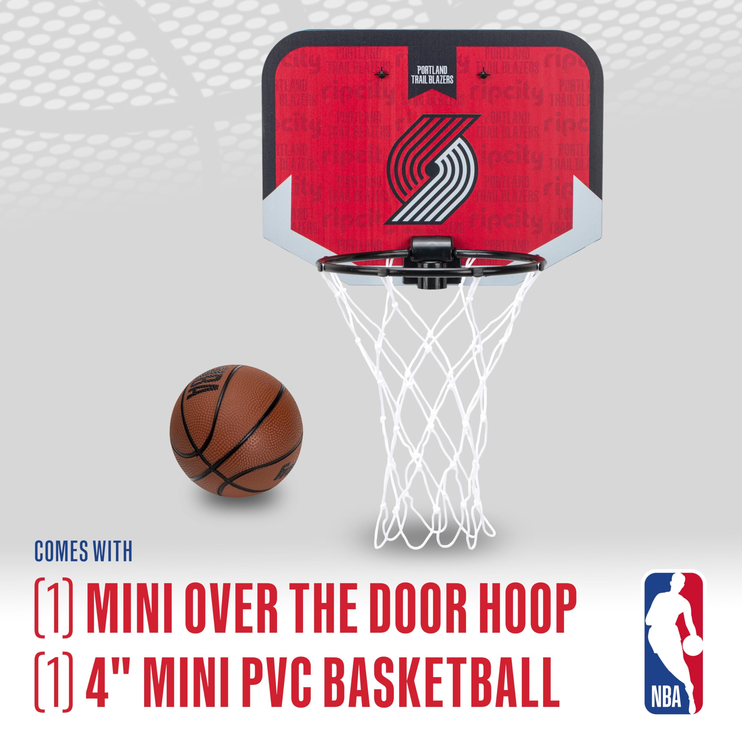 Foto 3 pulgar | Miniaro De Baloncesto Franklin Sports Nba Portland Trail Blazers - Venta Internacional.