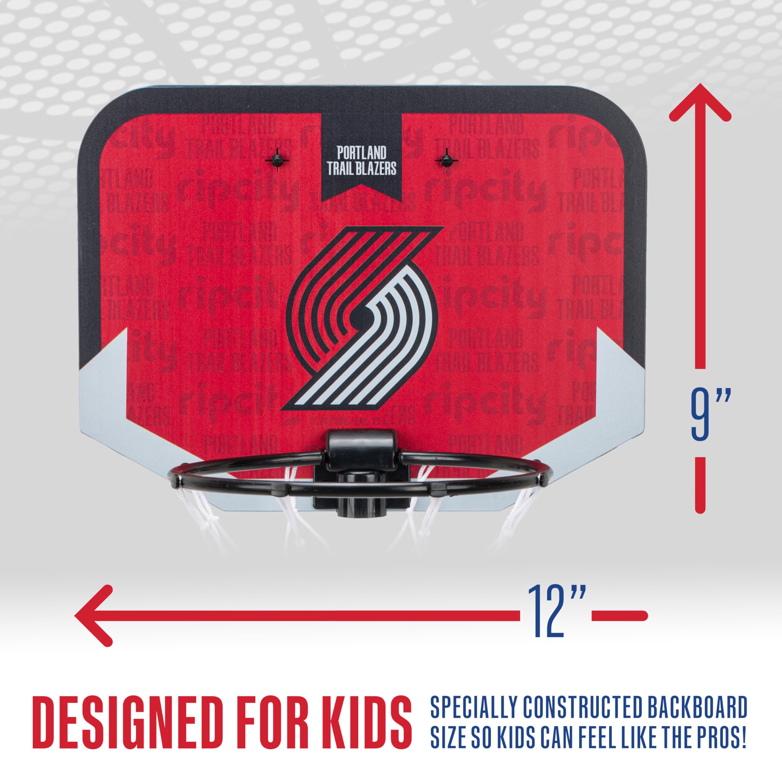 Foto 5 pulgar | Miniaro De Baloncesto Franklin Sports Nba Portland Trail Blazers - Venta Internacional.