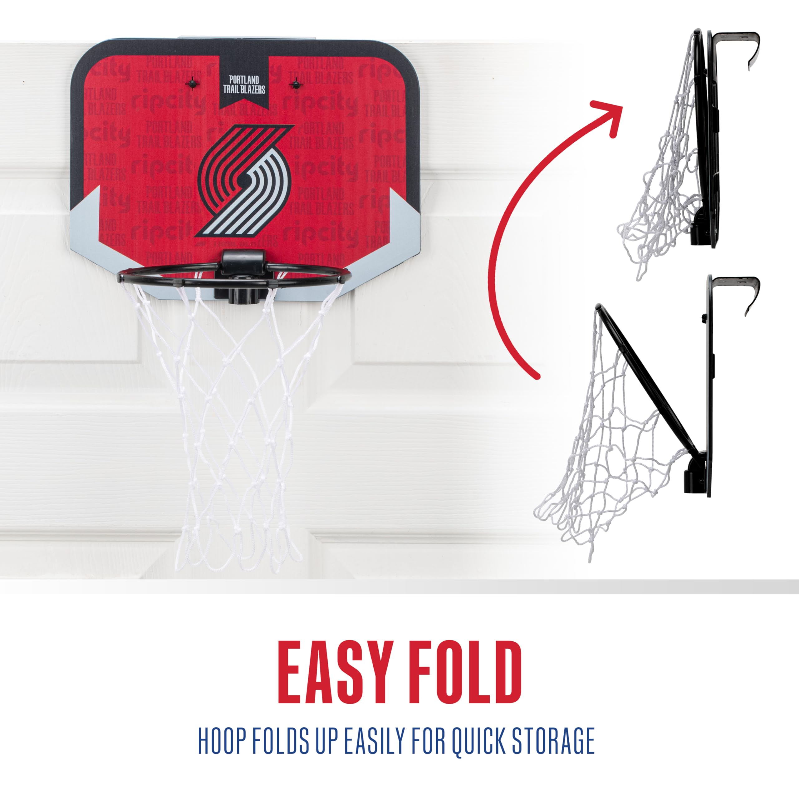 Foto 7 pulgar | Miniaro De Baloncesto Franklin Sports Nba Portland Trail Blazers - Venta Internacional.